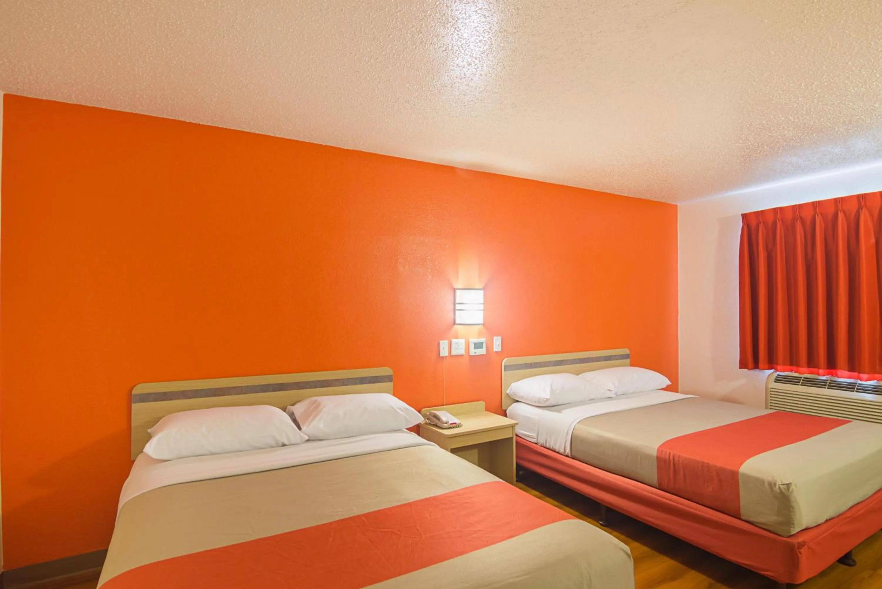 Bed in Motel 6-Redding, CA - South