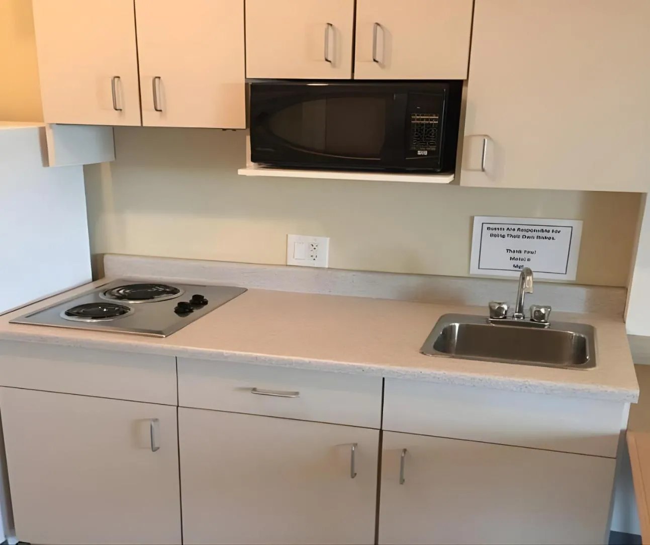kitchen in Super 8 by Wyndham Estevan