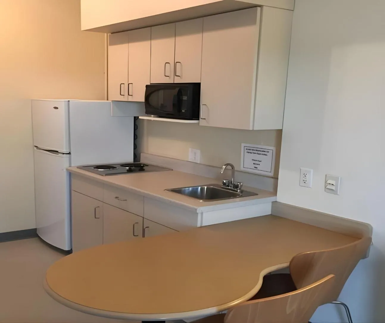 kitchen in Super 8 by Wyndham Estevan