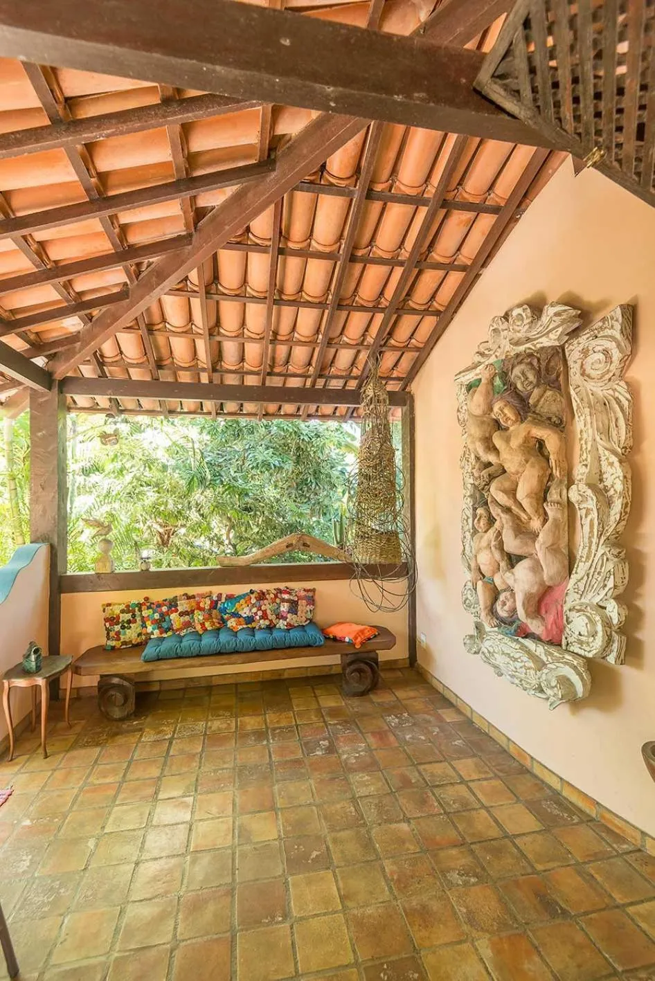 Lobby or reception in Pousada Bemvirá