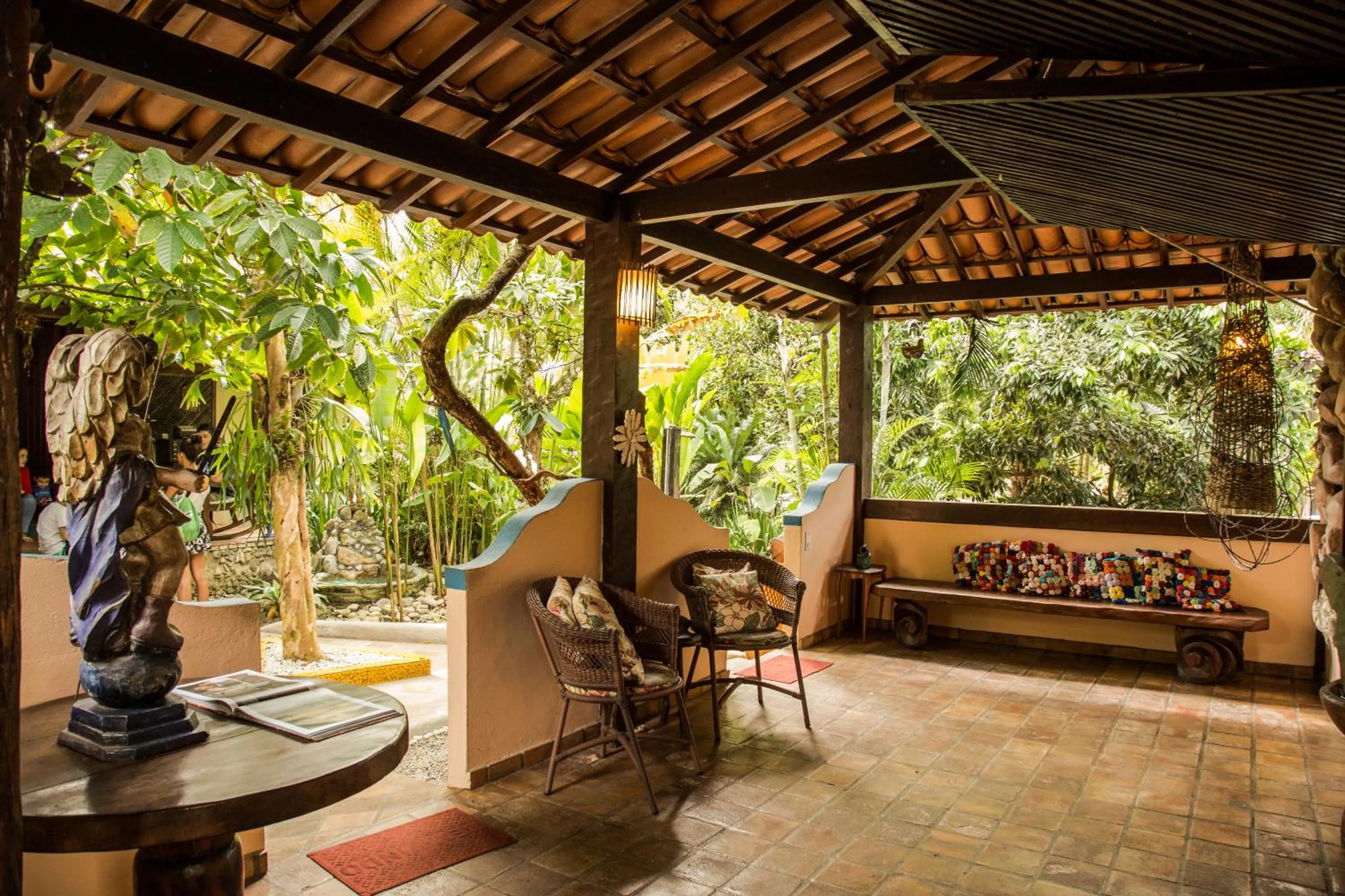 Lobby or reception in Pousada Bemvirá