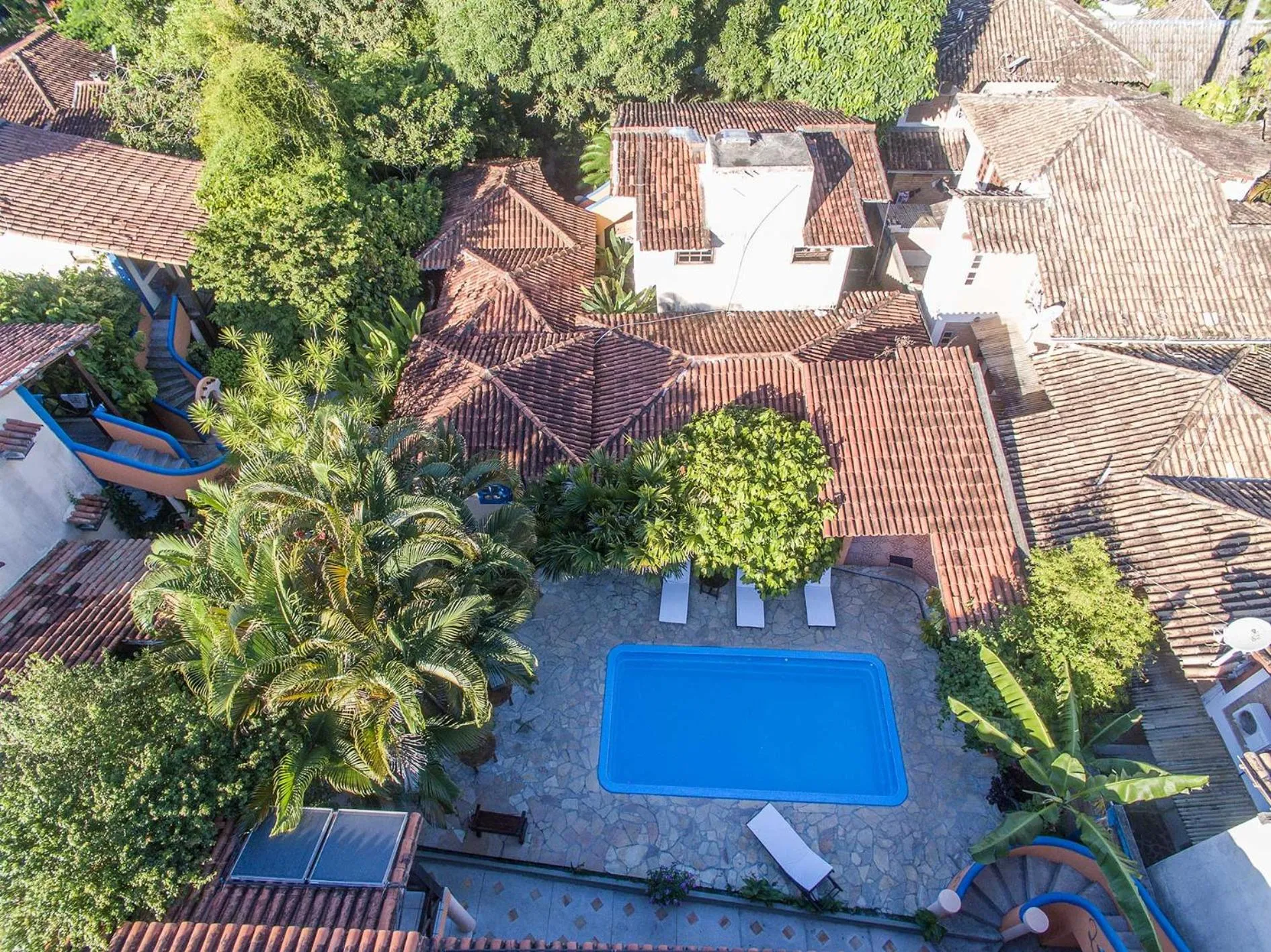 Bird's eye view in Pousada Bemvirá