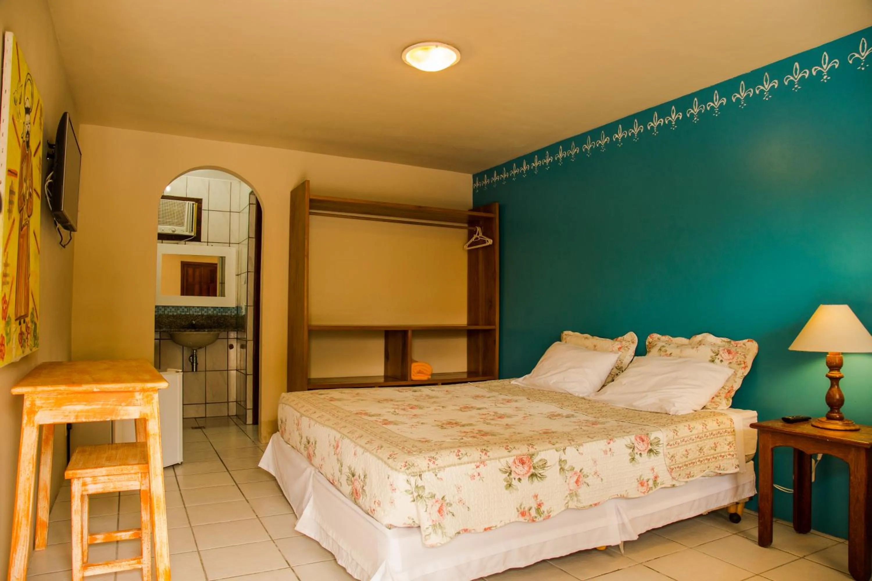 Bedroom, Bed in Pousada Bemvirá