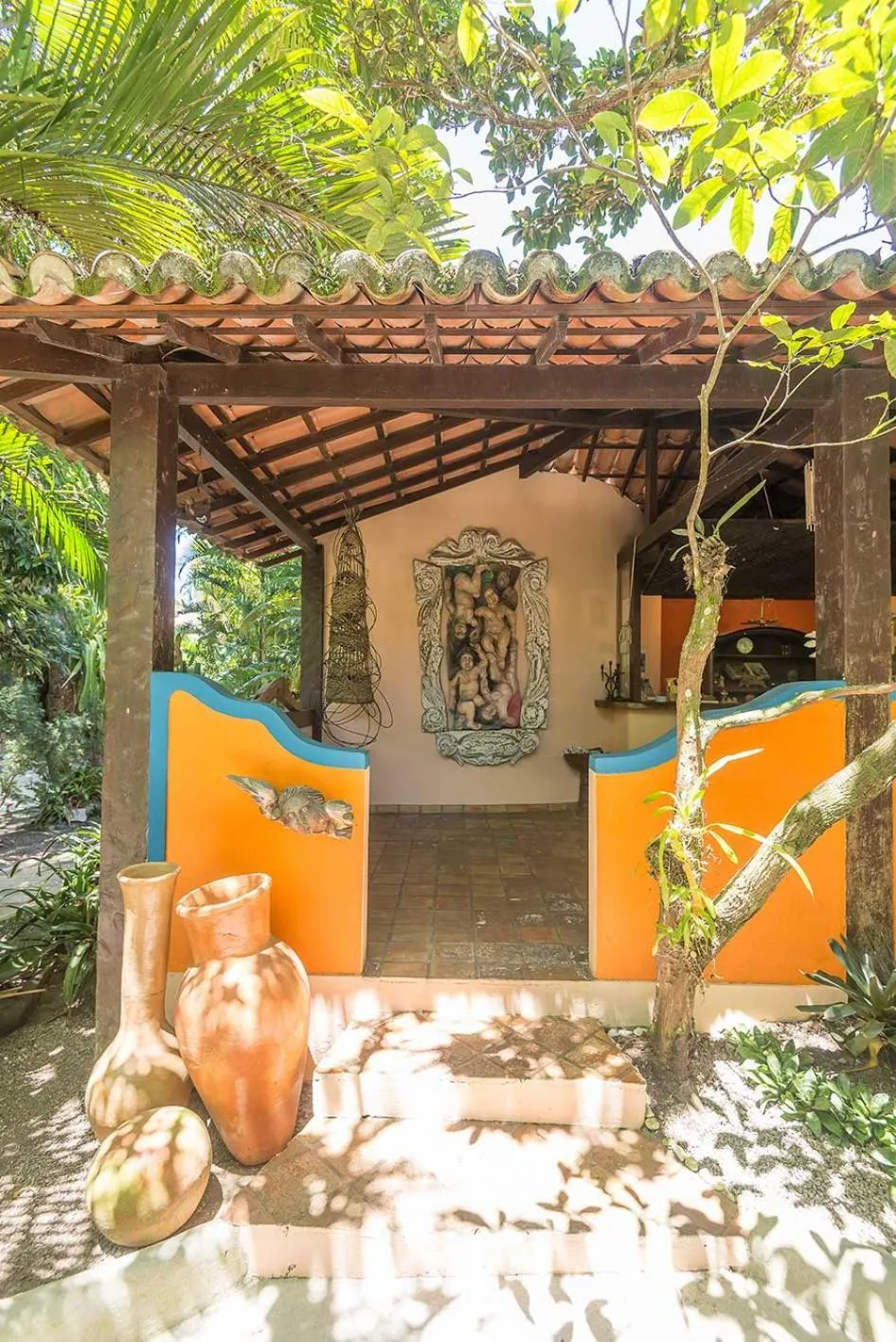 Lobby or reception in Pousada Bemvirá