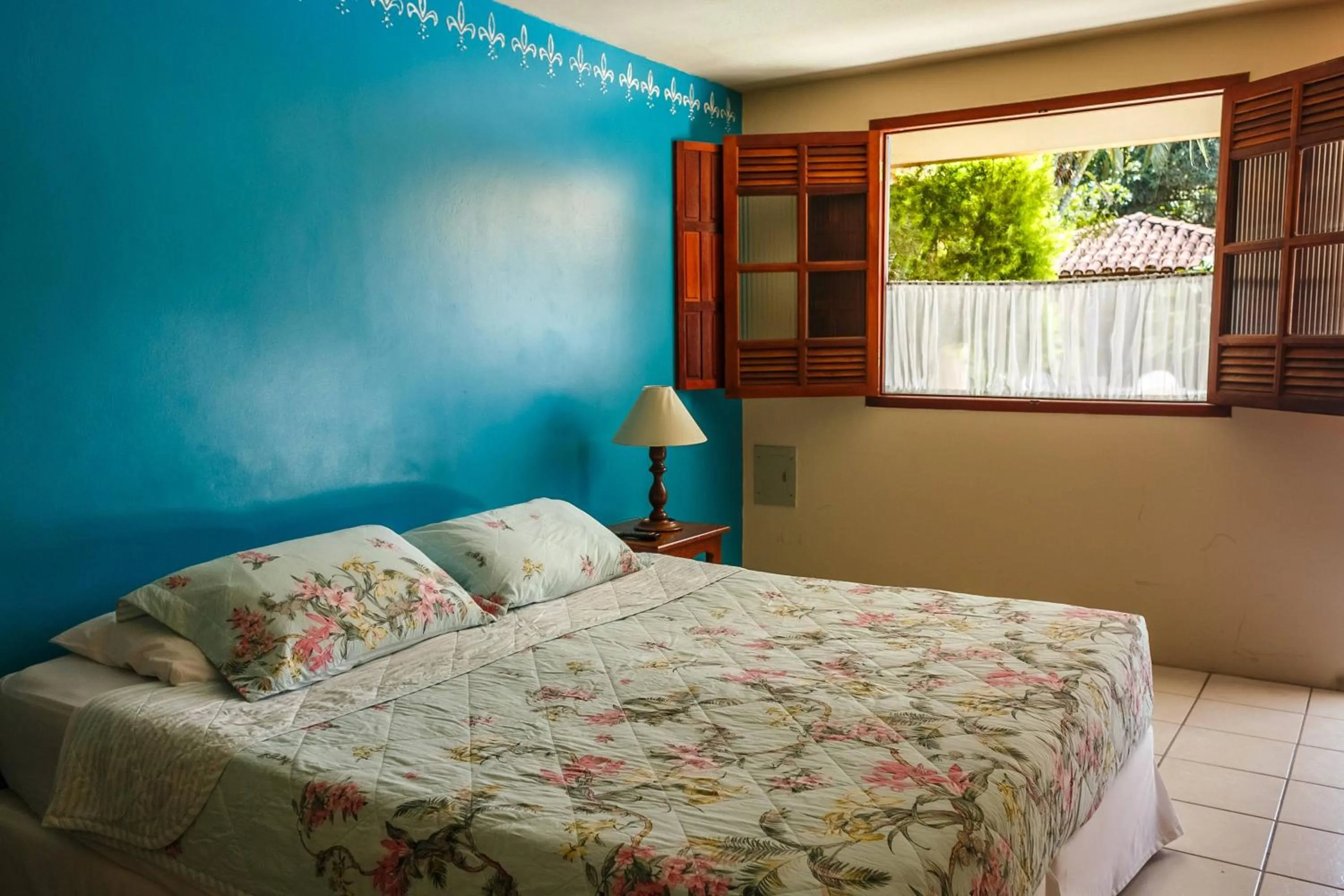 Bed in Pousada Bemvirá