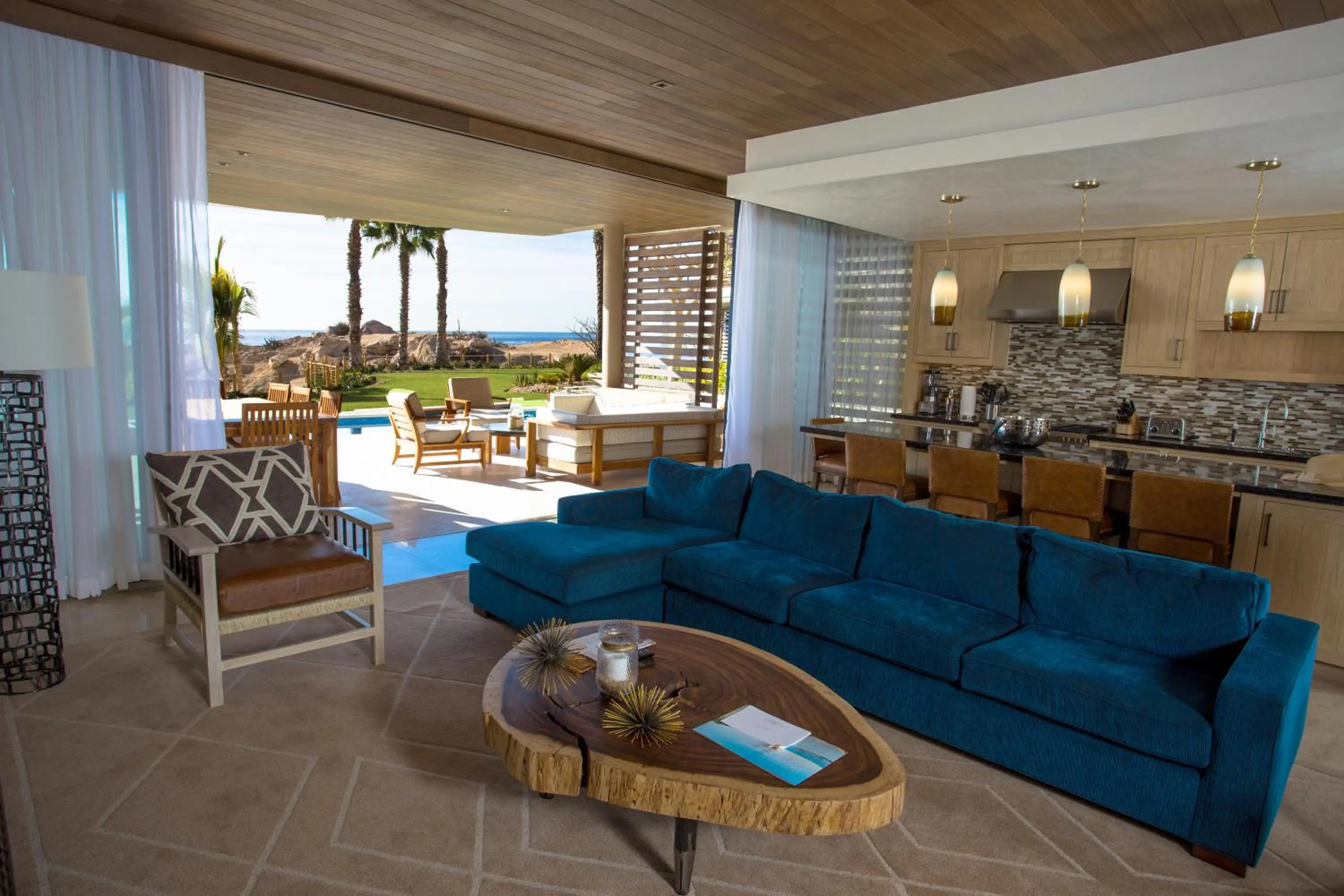 Living room in Chileno Bay Resort & Residences, Auberge Collection