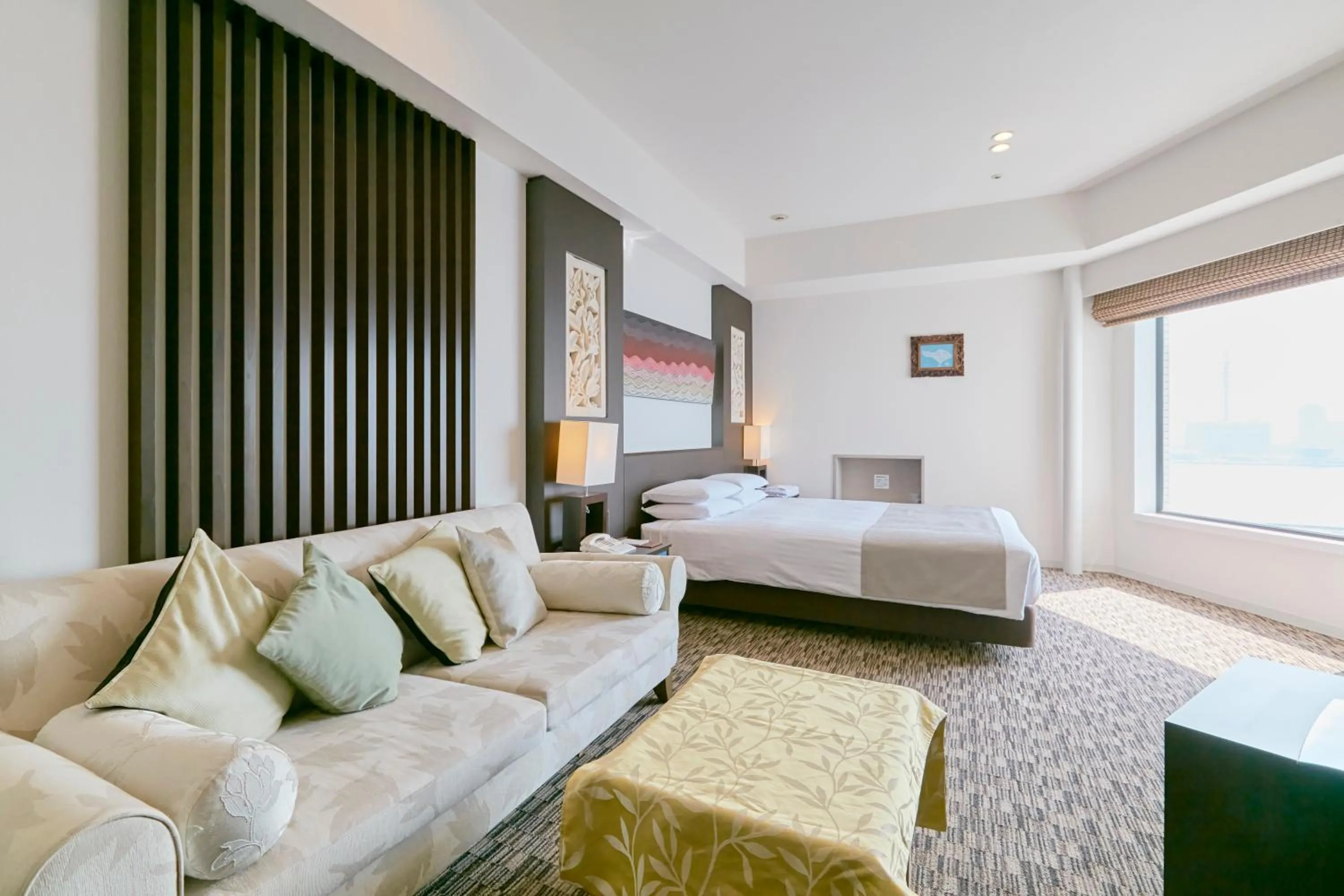 Bed in Hotel Seagull Tenpozan Osaka