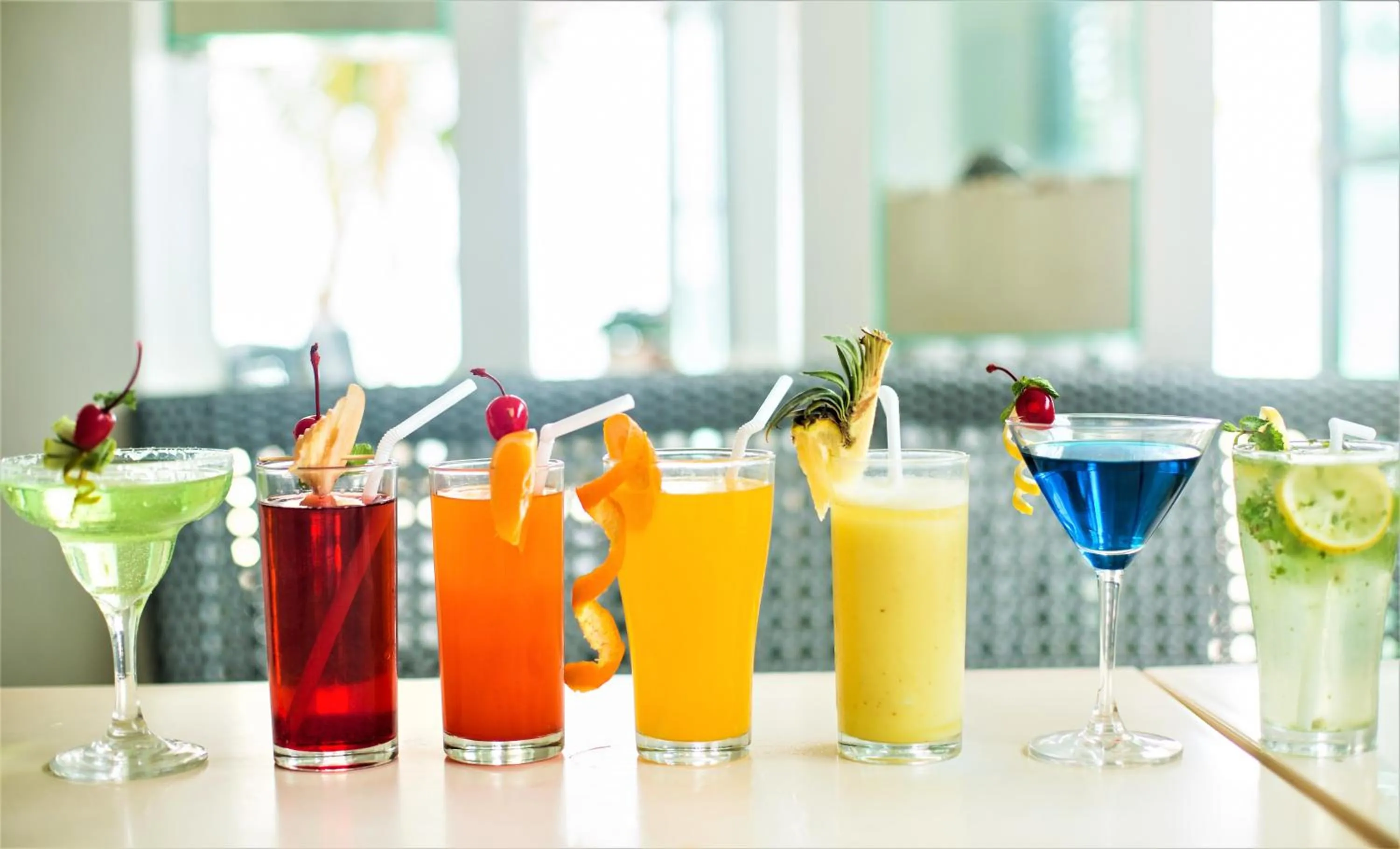 Drinks in Grand Blue Beach Hotel