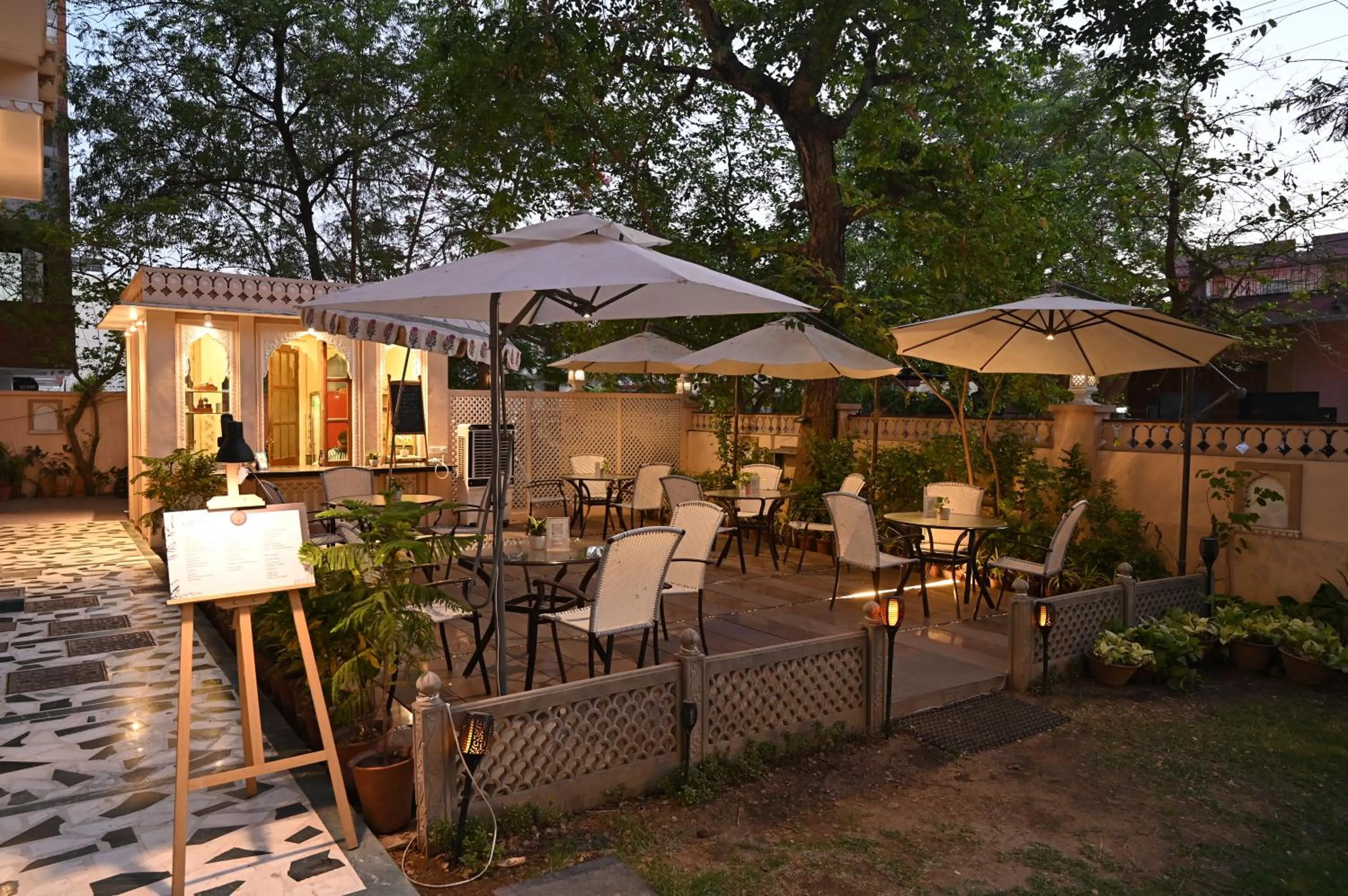 Property building in Om Niwas Suite Hotel