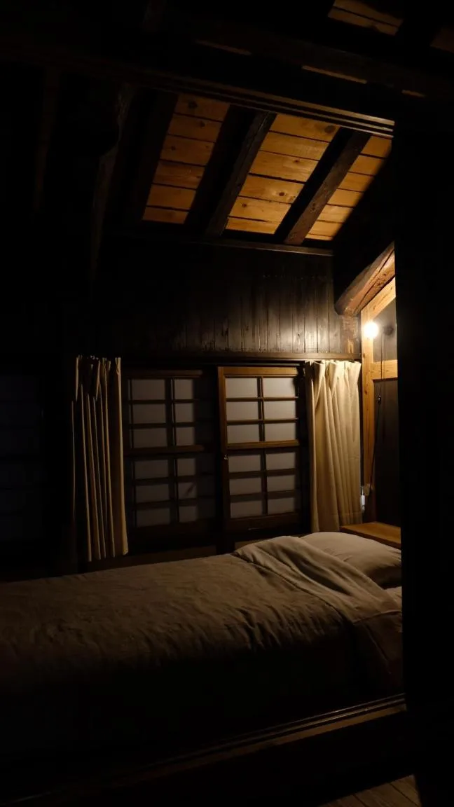 Bedroom, Bed in Hostel & Tatami Bar Uchikobare -内子晴れ-