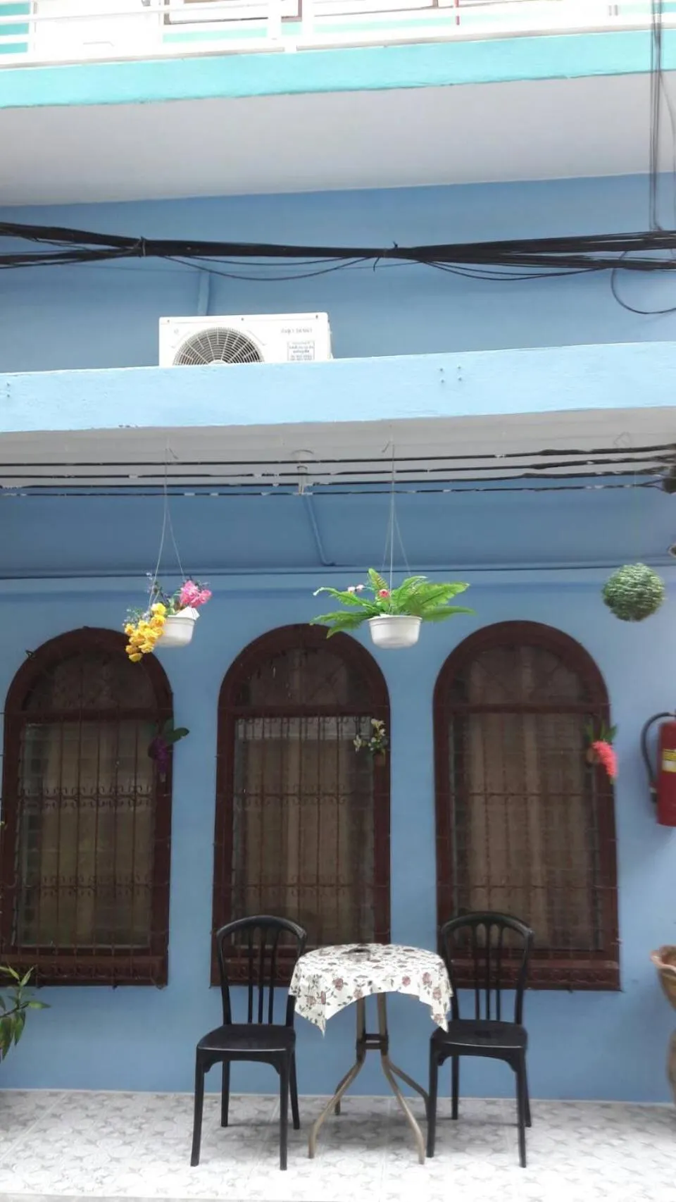 Decorative detail in Danee Hostel