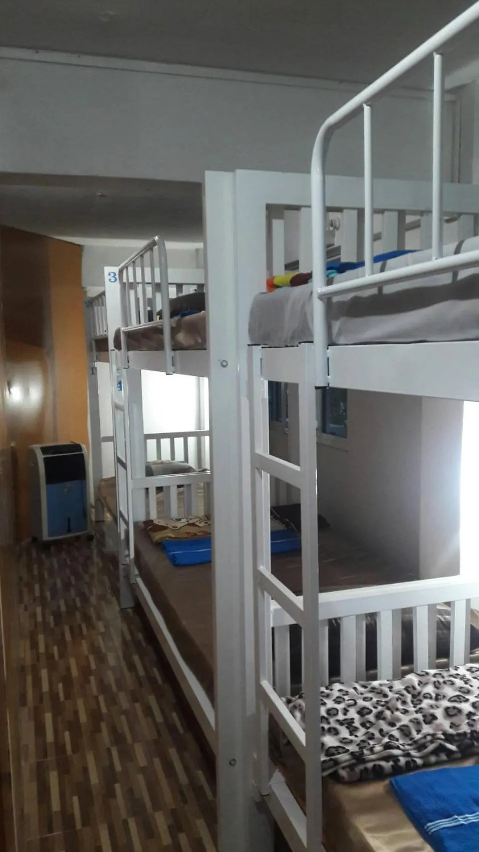 Decorative detail, Bed in Danee Hostel