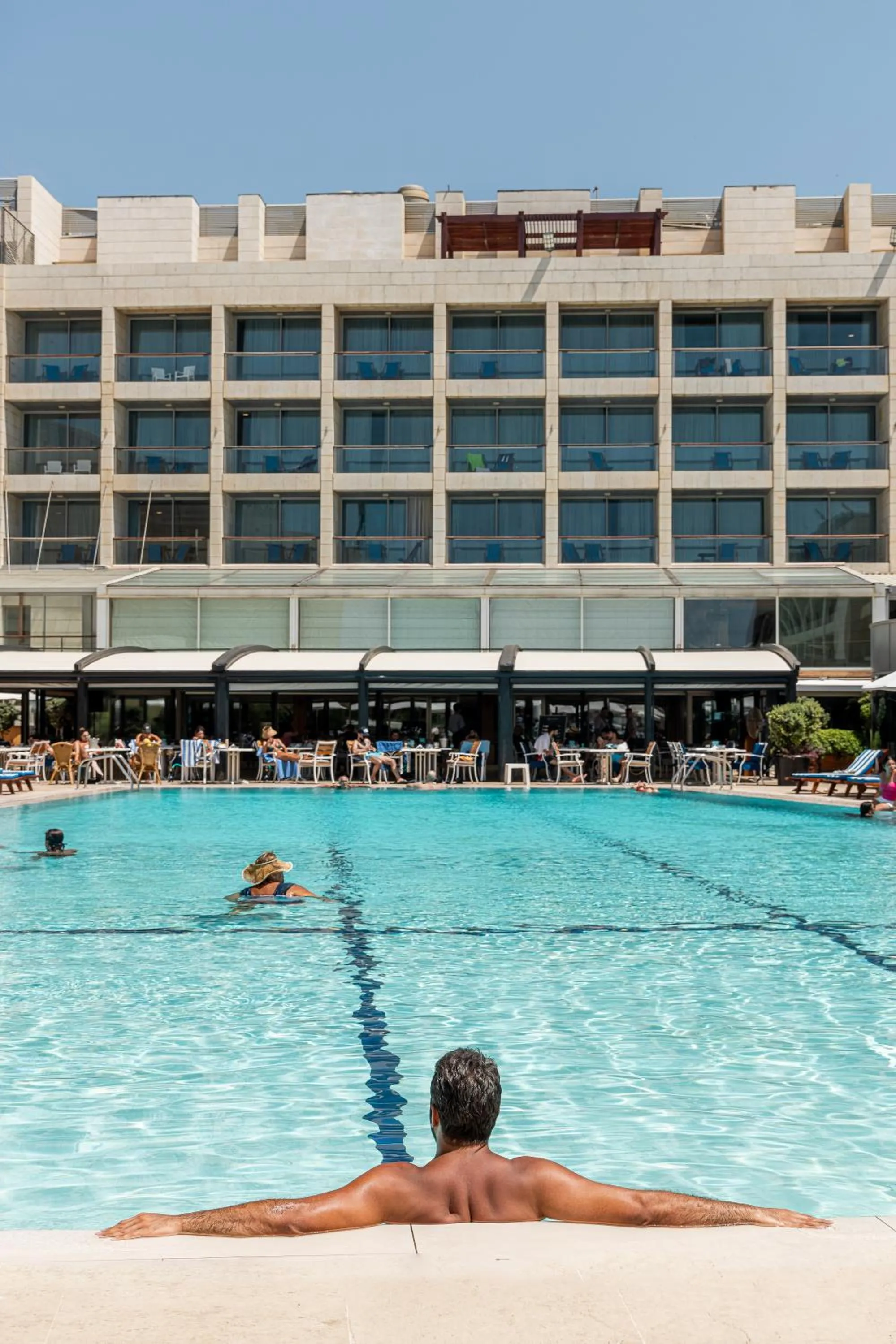 Pool view in Coral Beach Hotel And Resort Beirut