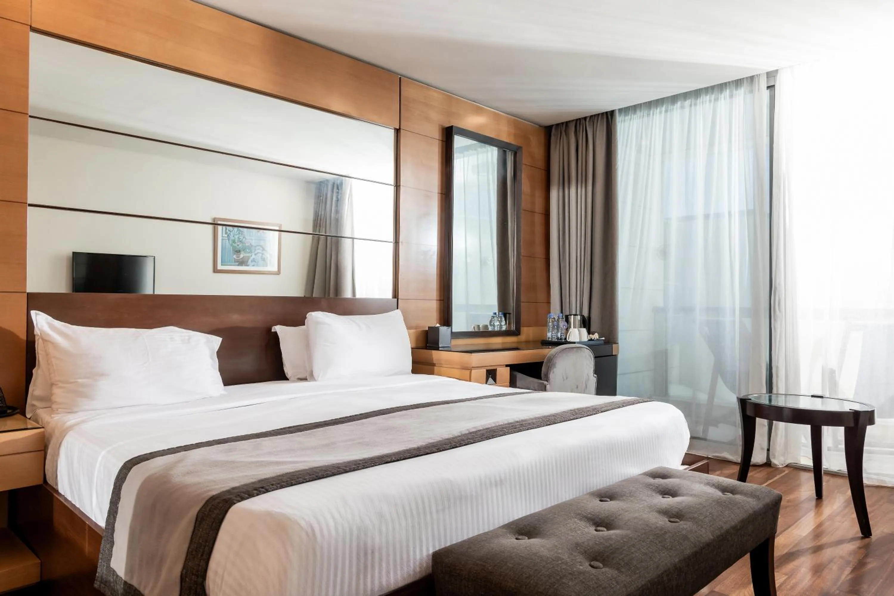 Bed in Coral Beach Hotel And Resort Beirut