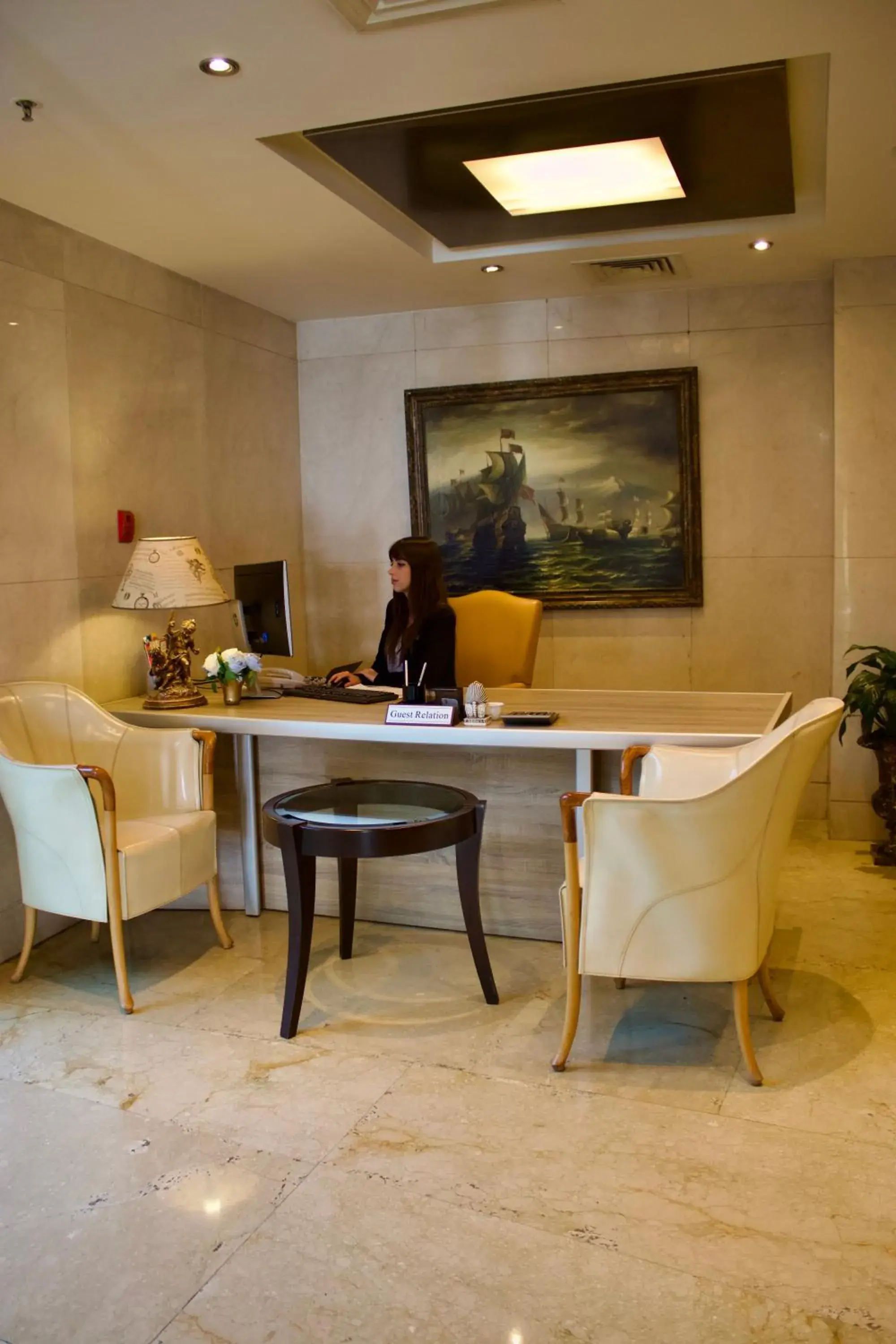 Lobby or reception in Coral Beach Hotel And Resort Beirut Lobby or reception in Coral Beach Hotel And Resort Beirut