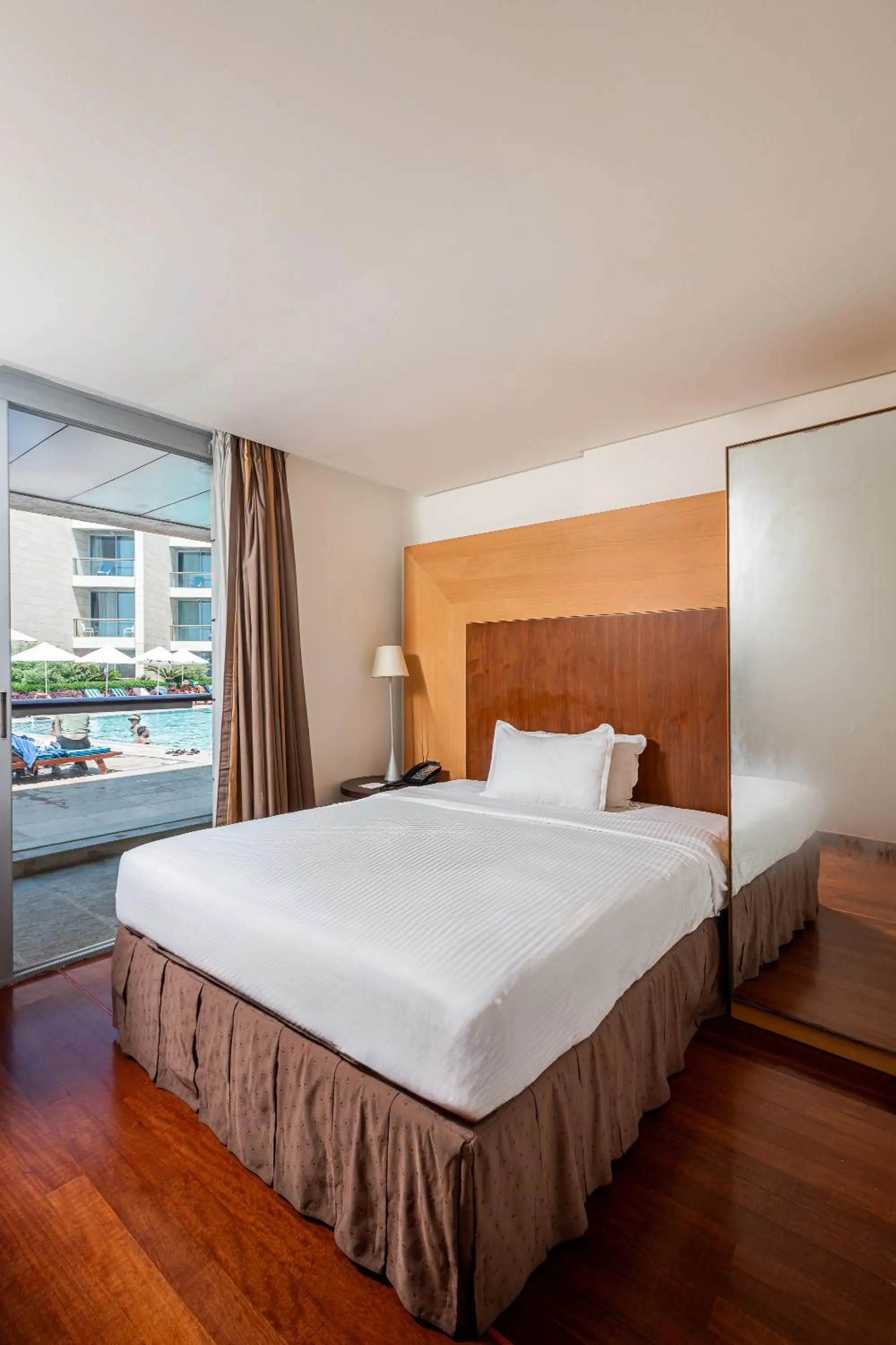 Bed in Coral Beach Hotel And Resort Beirut