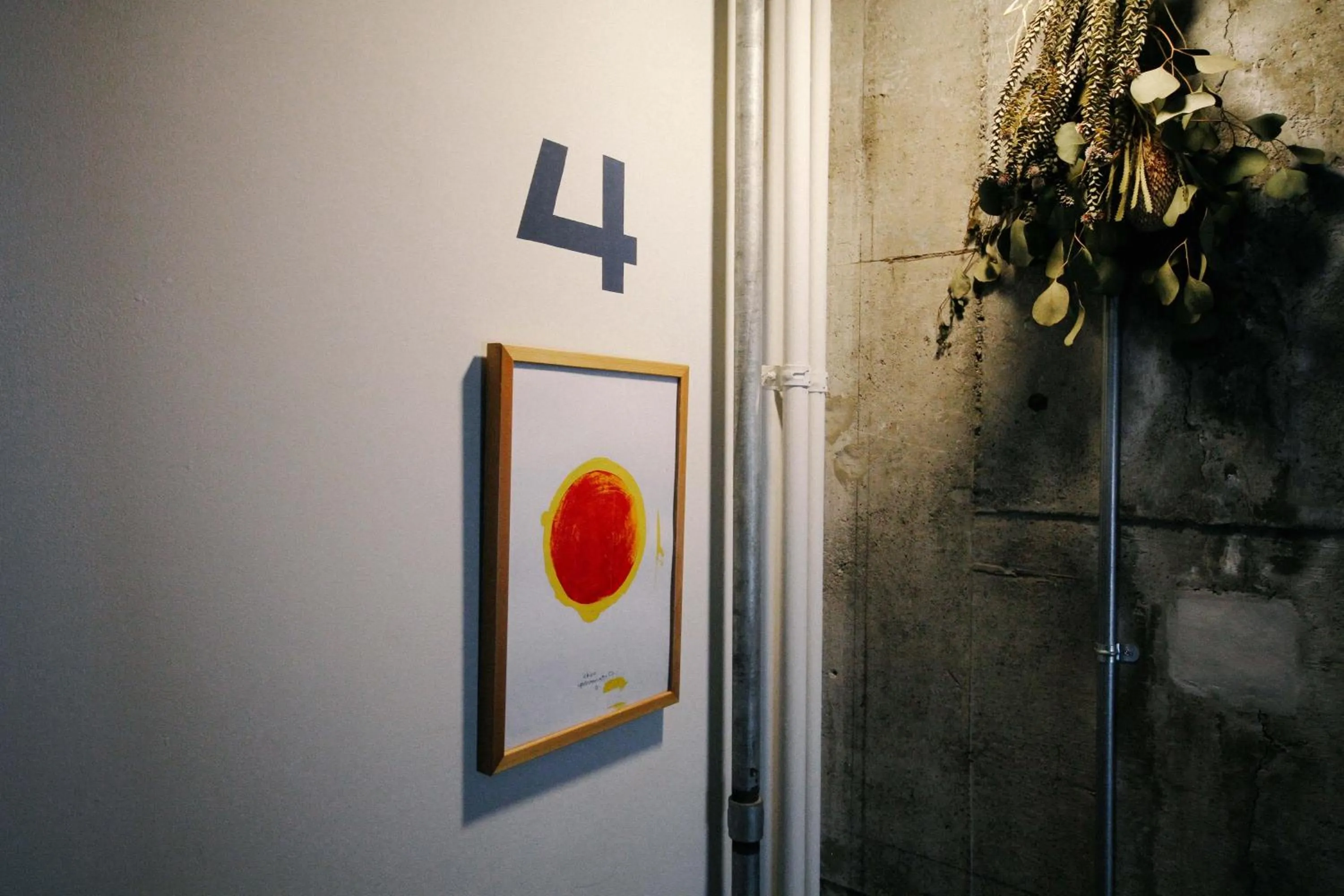 Decorative detail in Sunny Day Hostel