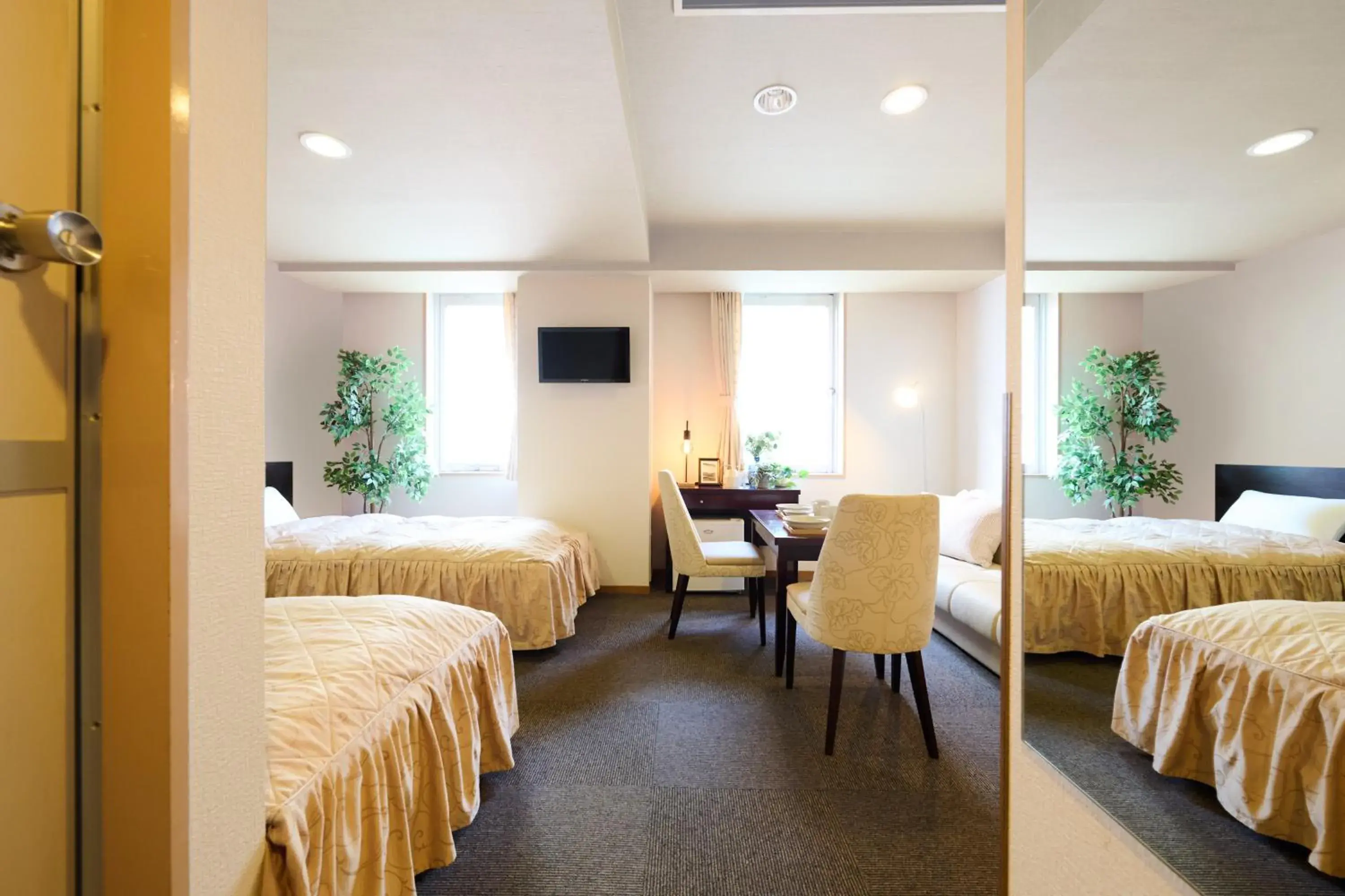 Bed in Hotel Sho Sapporo Bed in Hotel Sho Sapporo