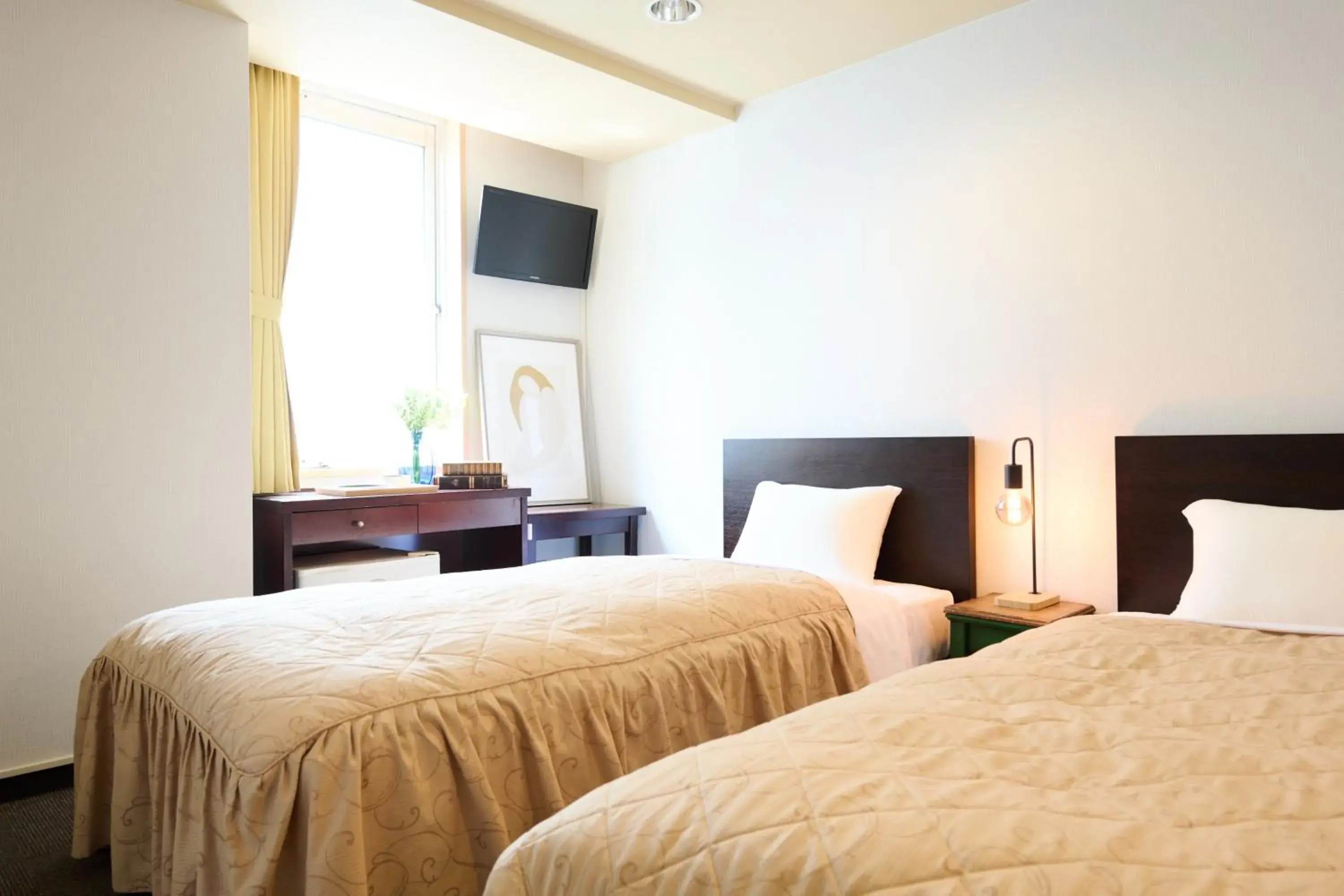 Bed in Hotel Sho Sapporo Bed in Hotel Sho Sapporo