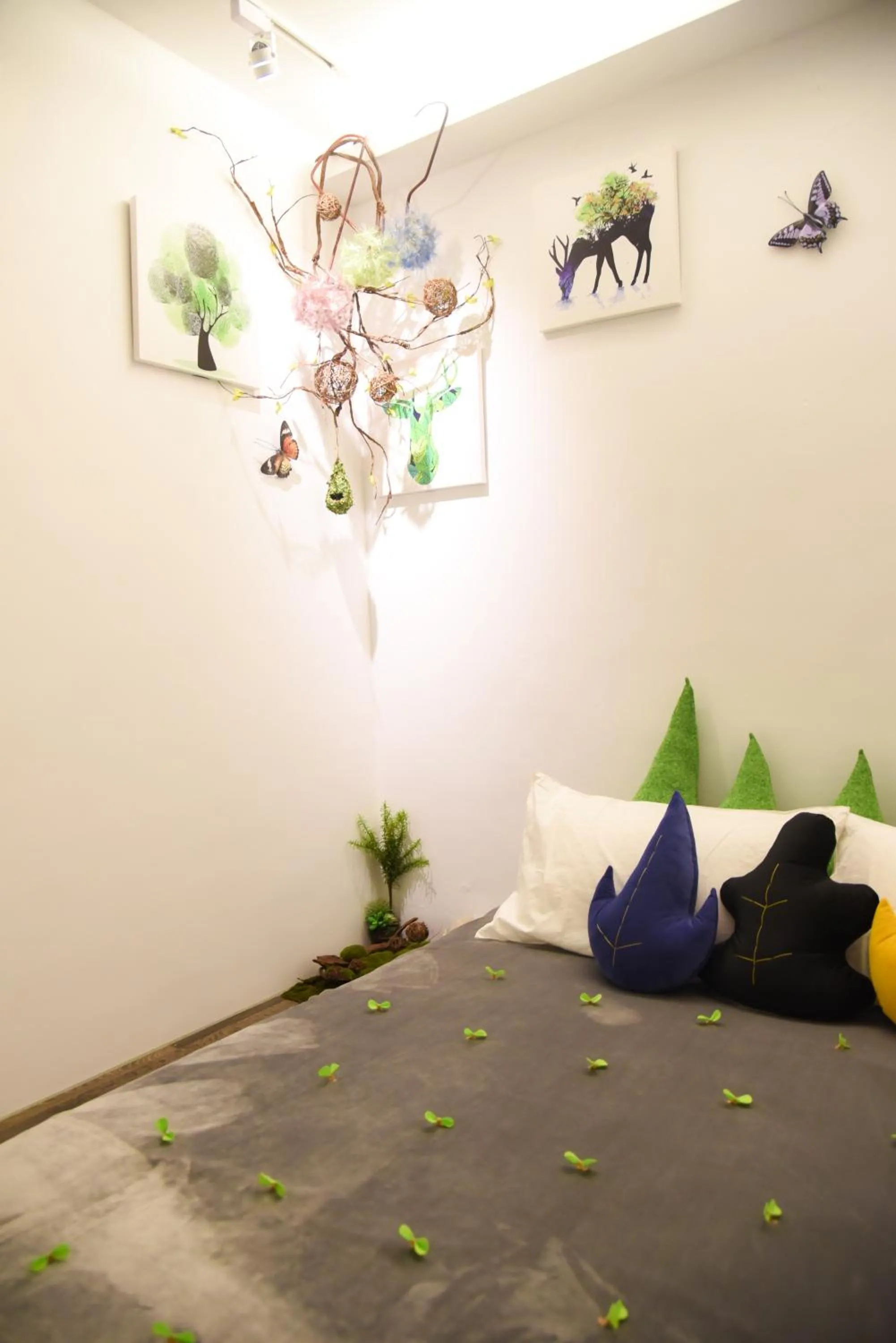 Bed in Living House