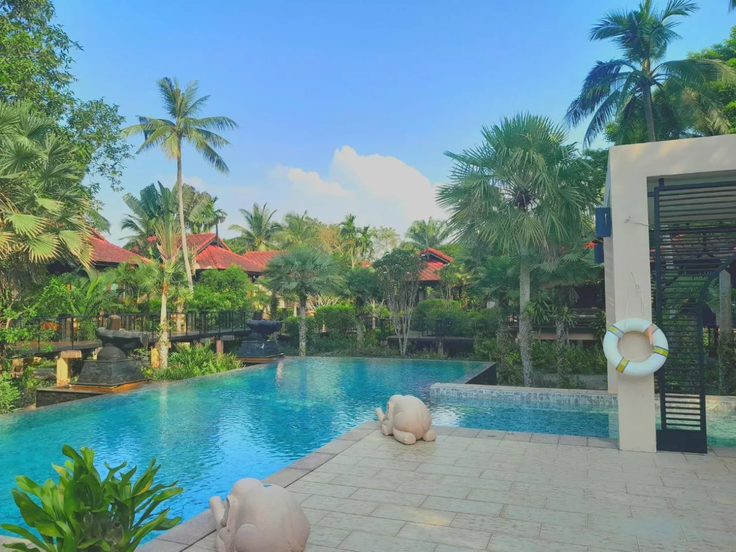Swimming pool in Tusita Wellness Resort