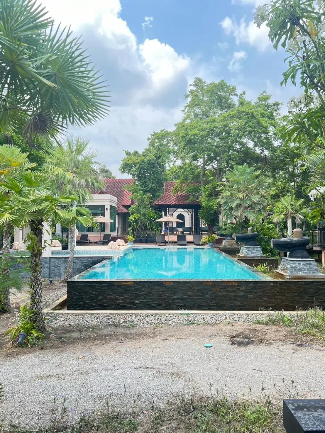 Pool view in Tusita Wellness Resort Pool view in Tusita Wellness Resort