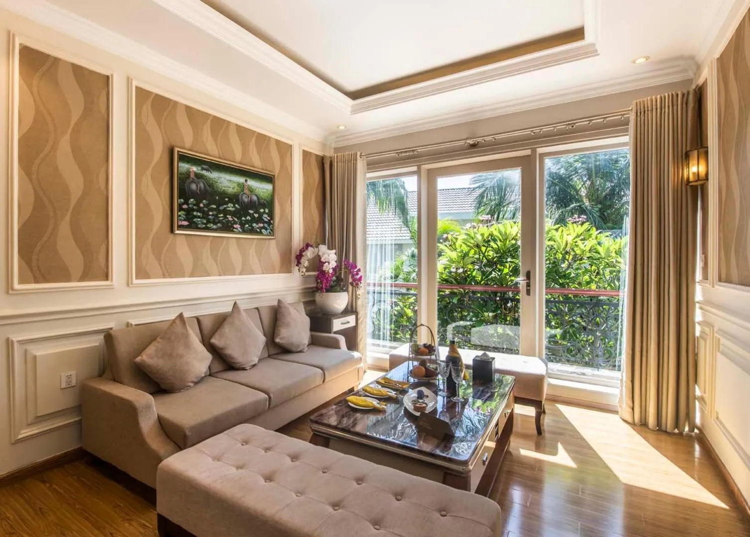 Living room in Hon Tam Resort