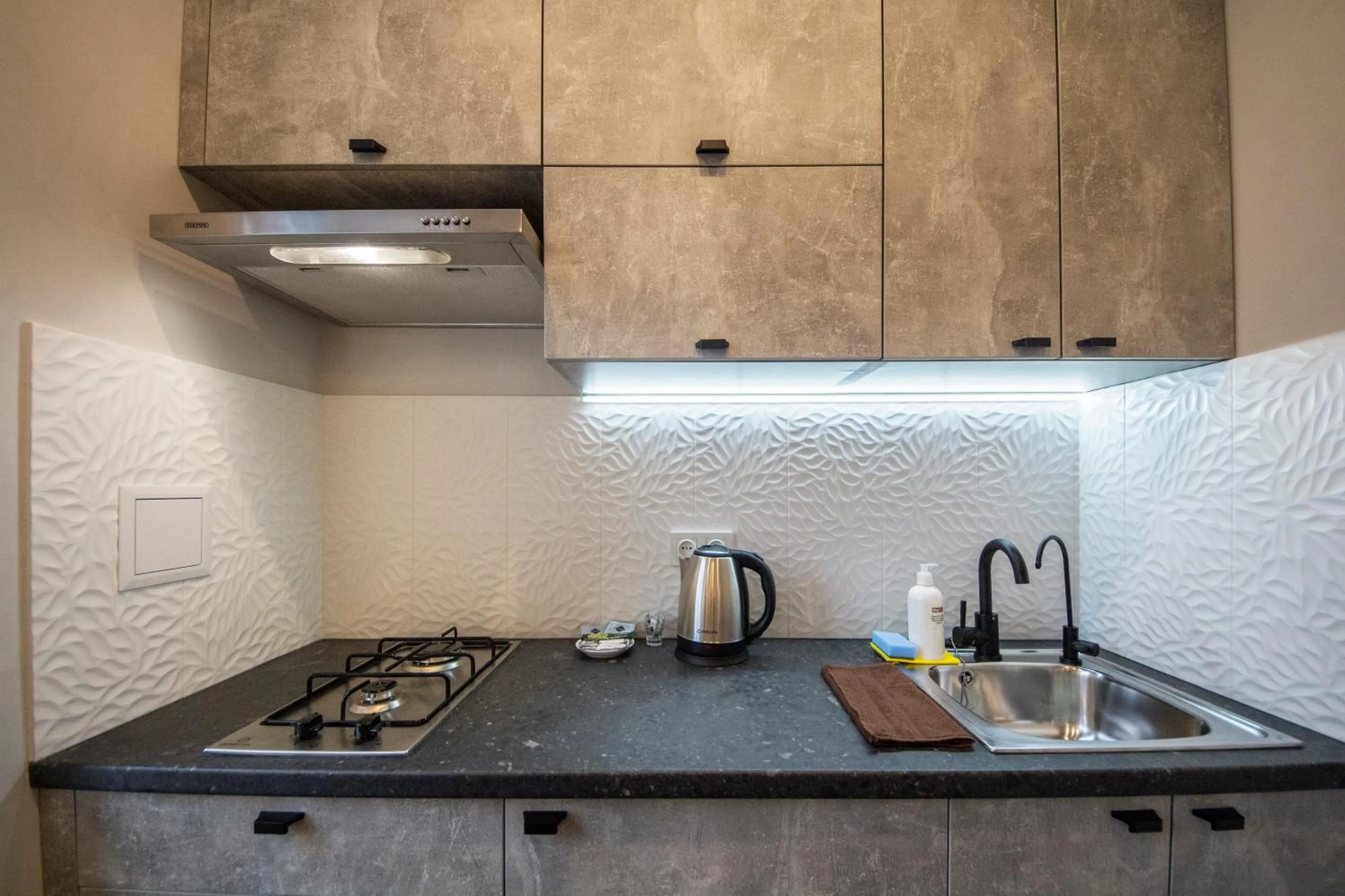 Kitchen or kitchenette in Central Dayflat Apartments