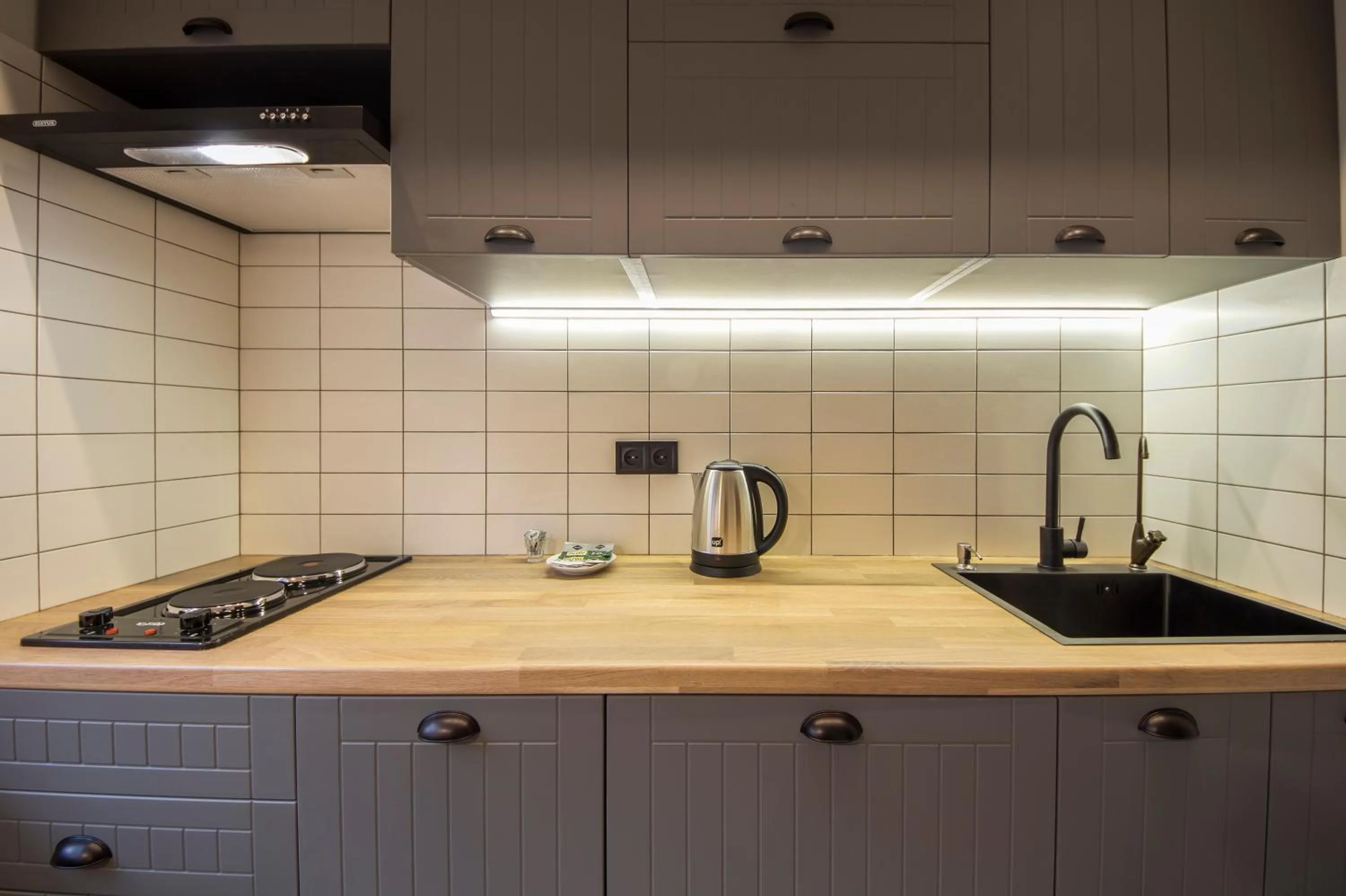 Kitchen or kitchenette in Central Dayflat Apartments