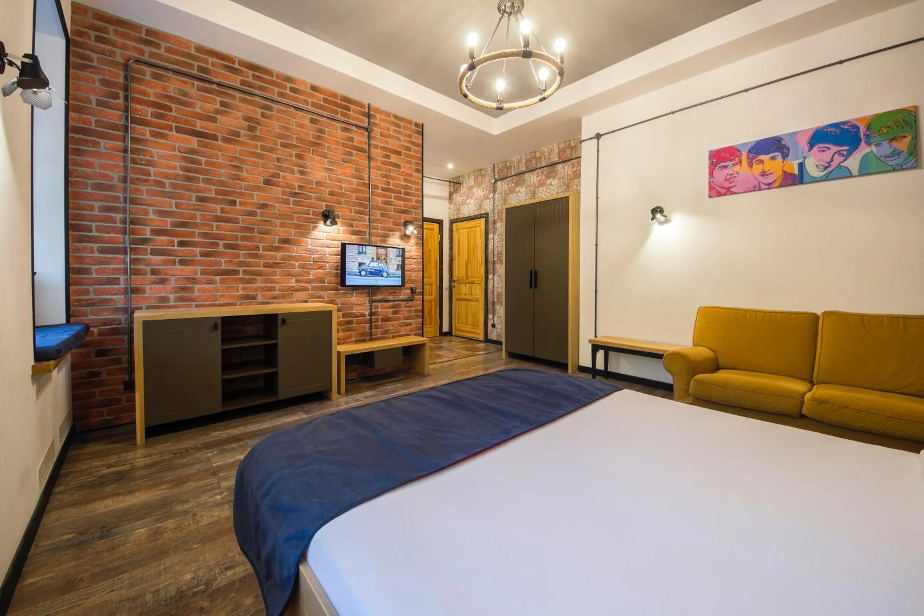 TV and multimedia, Bed in Central Dayflat Apartments