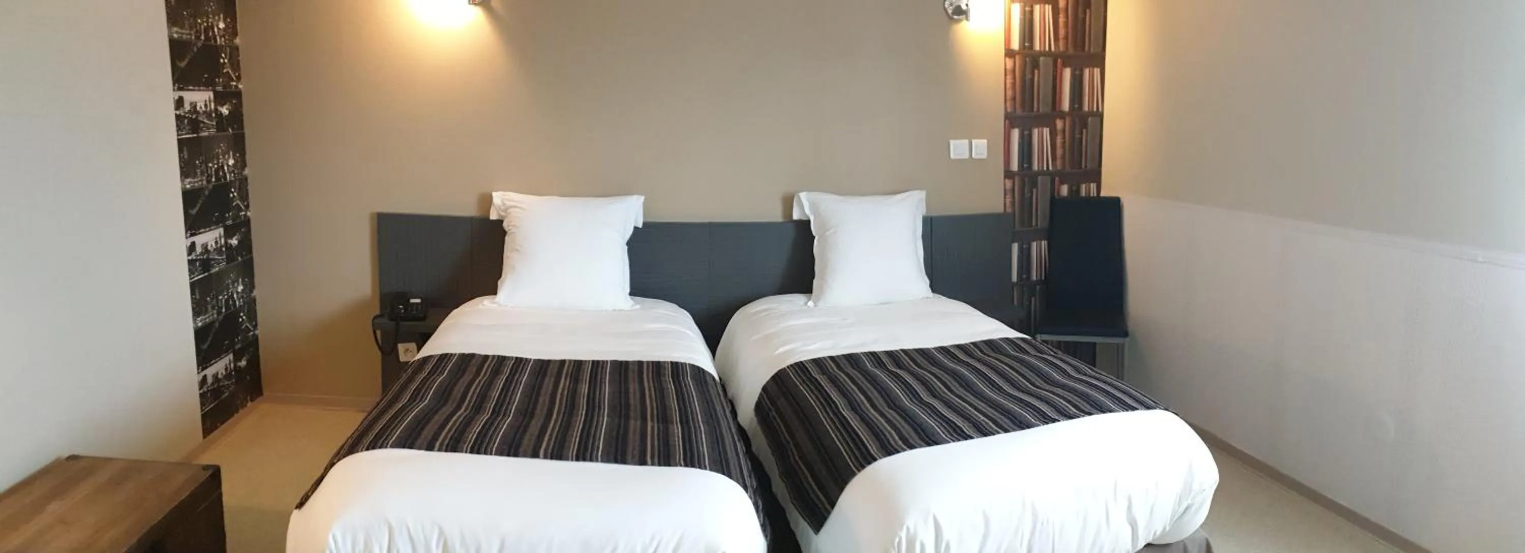 Bedroom, Bed in Fasthôtel Le Râle Des Genêts - Un hôtel FH Collection