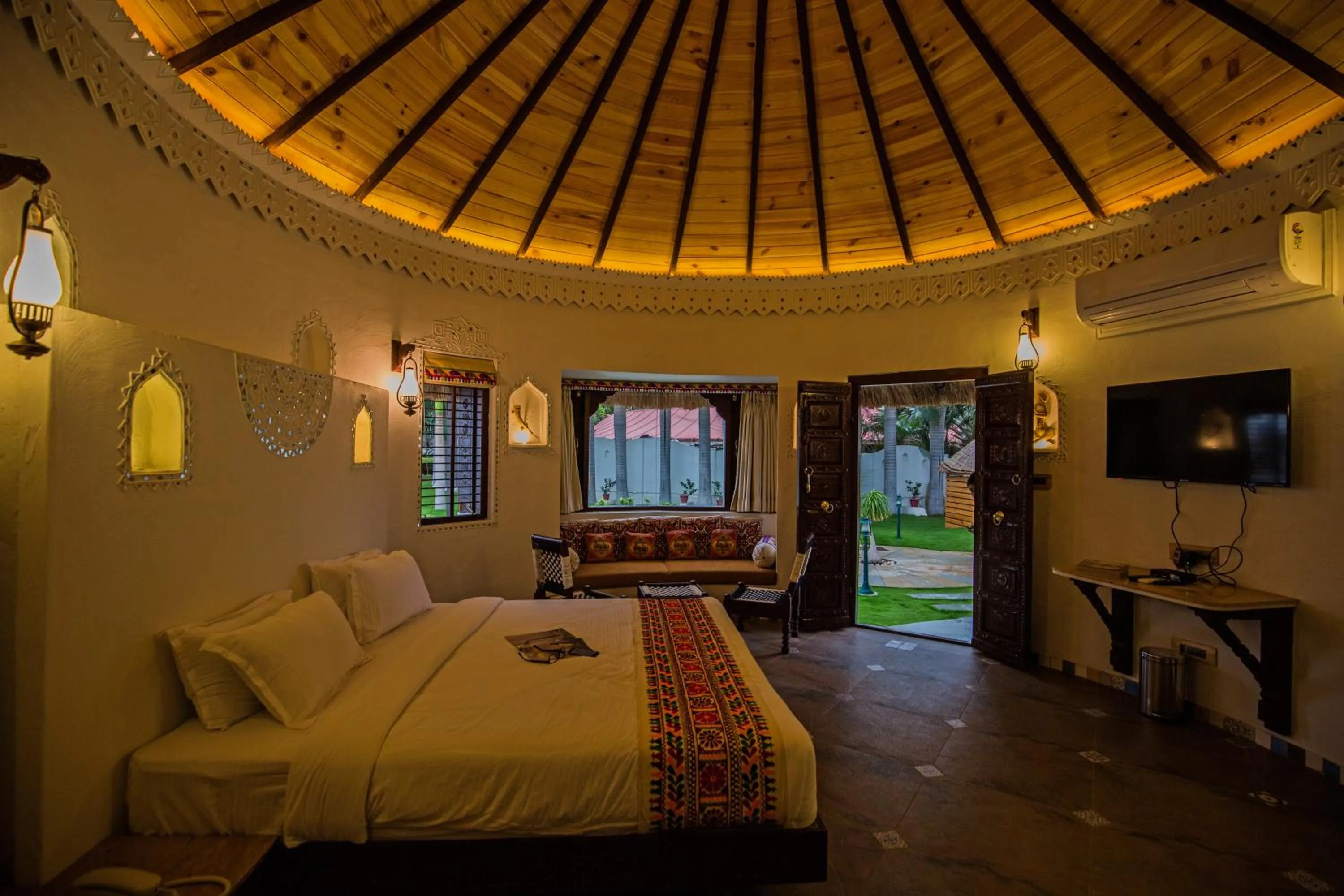 Bedroom in Nirali Resorts