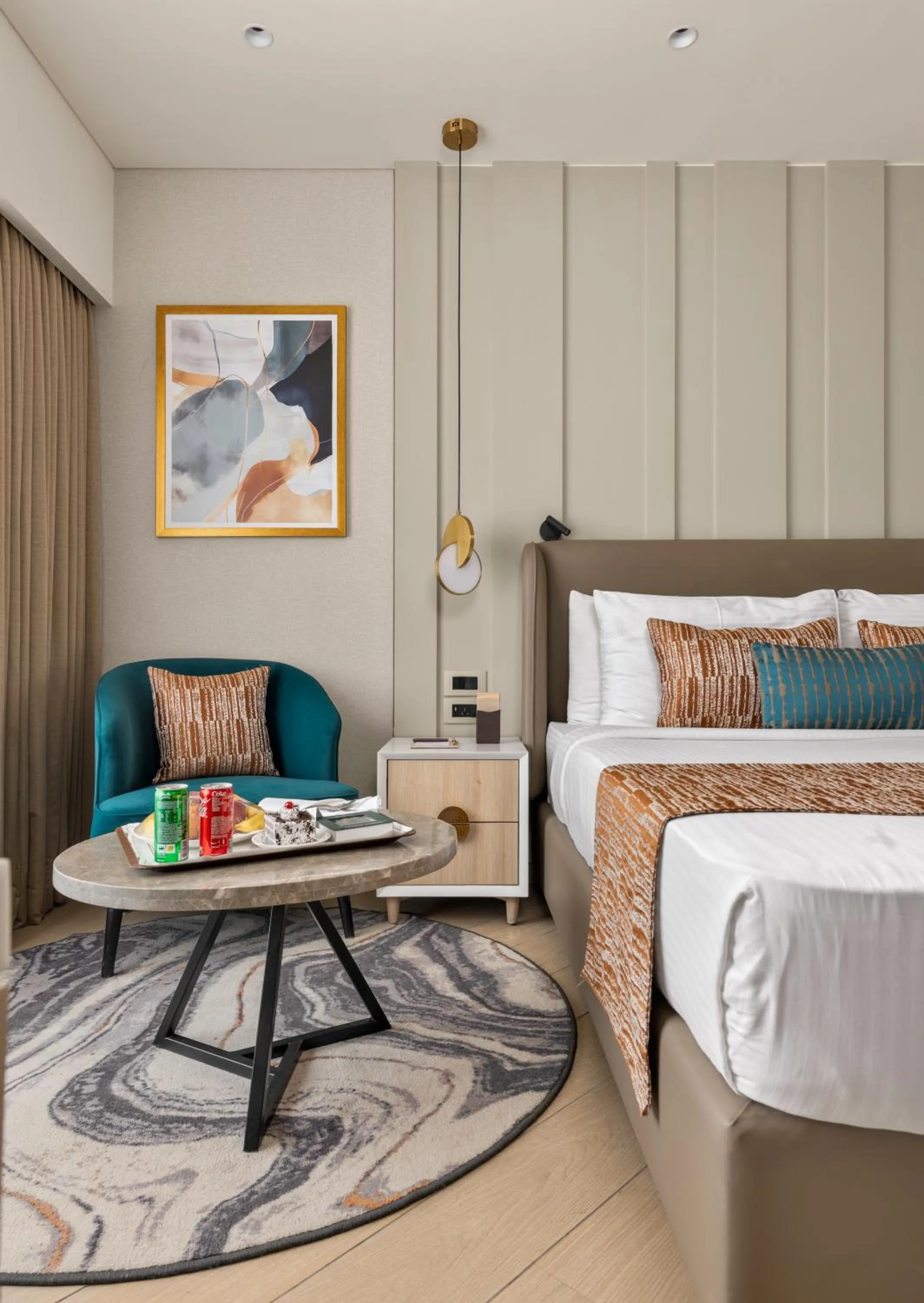 Seating area, Bed in The Regenza By Tunga