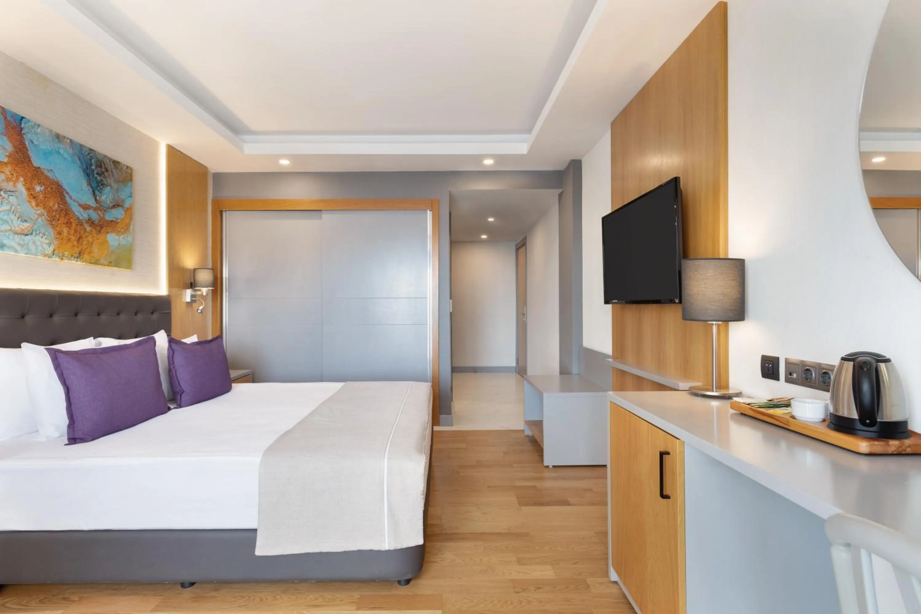 Bedroom, Bed in La Quinta by Wyndham Bodrum