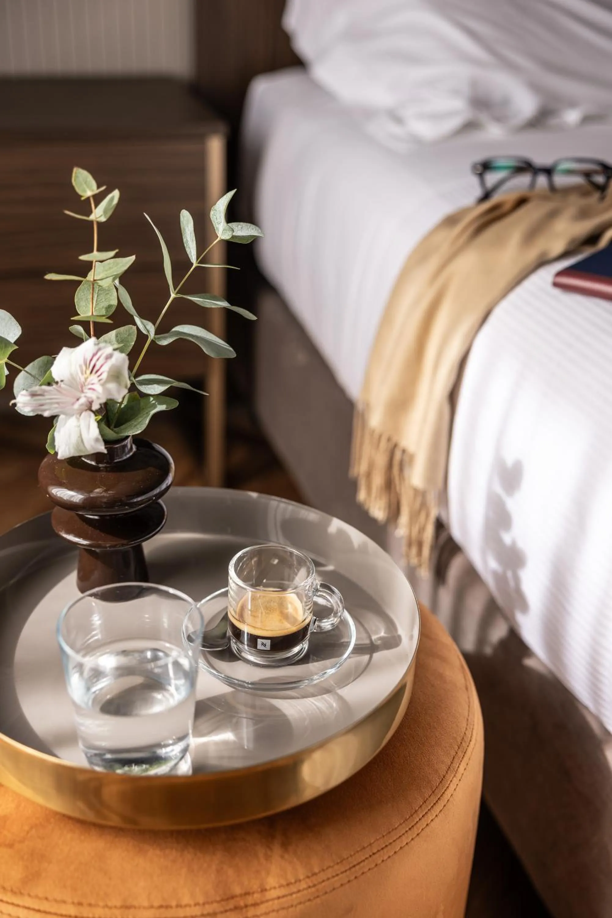 Food and drinks, Bed in Aramis Deluxe Rooms