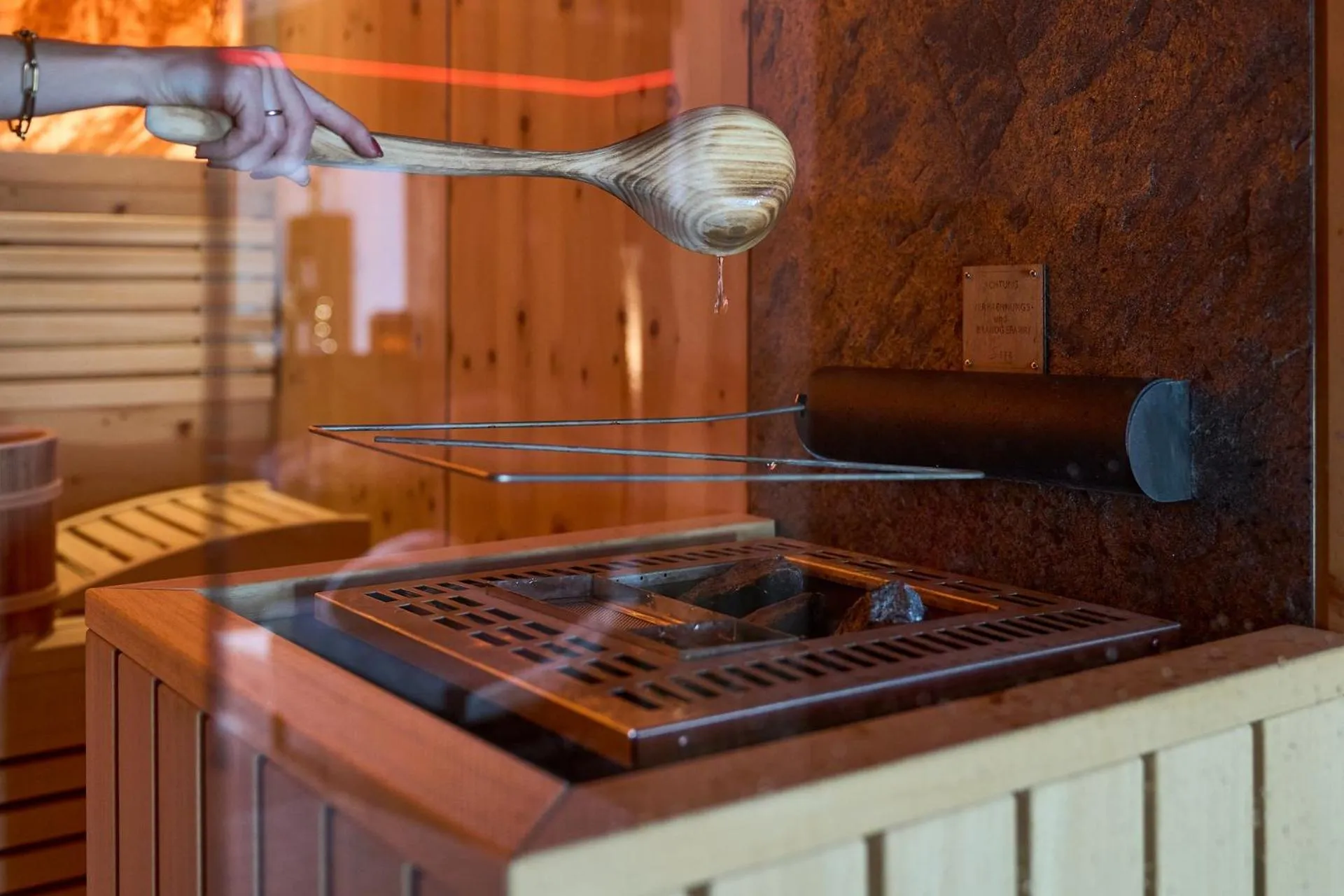 Sauna in Hotel Alpennest