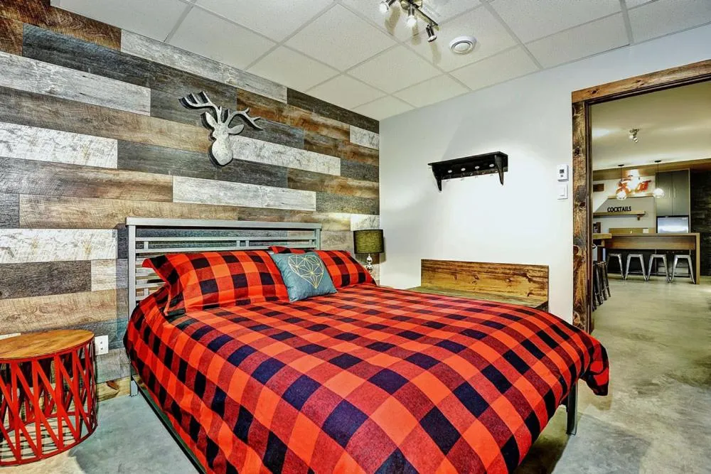 Bed in Le Sto Shack 25 Chemin Blanc by Les Chalets Alpins