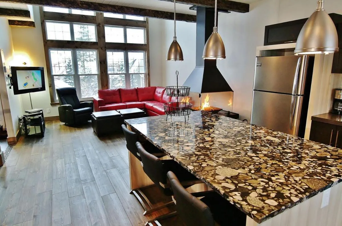 Kitchen or kitchenette in Chalet 9013 Chemin des Alpages by Les Chalets Alpins
