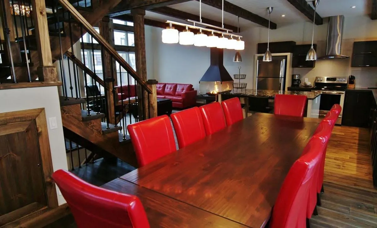 Dining area in Chalet 9013 Chemin des Alpages by Les Chalets Alpins