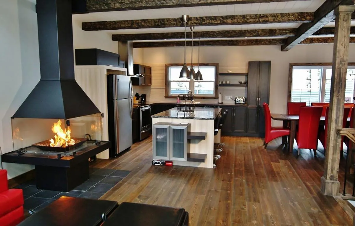 Kitchen or kitchenette in Chalet 9013 Chemin des Alpages by Les Chalets Alpins