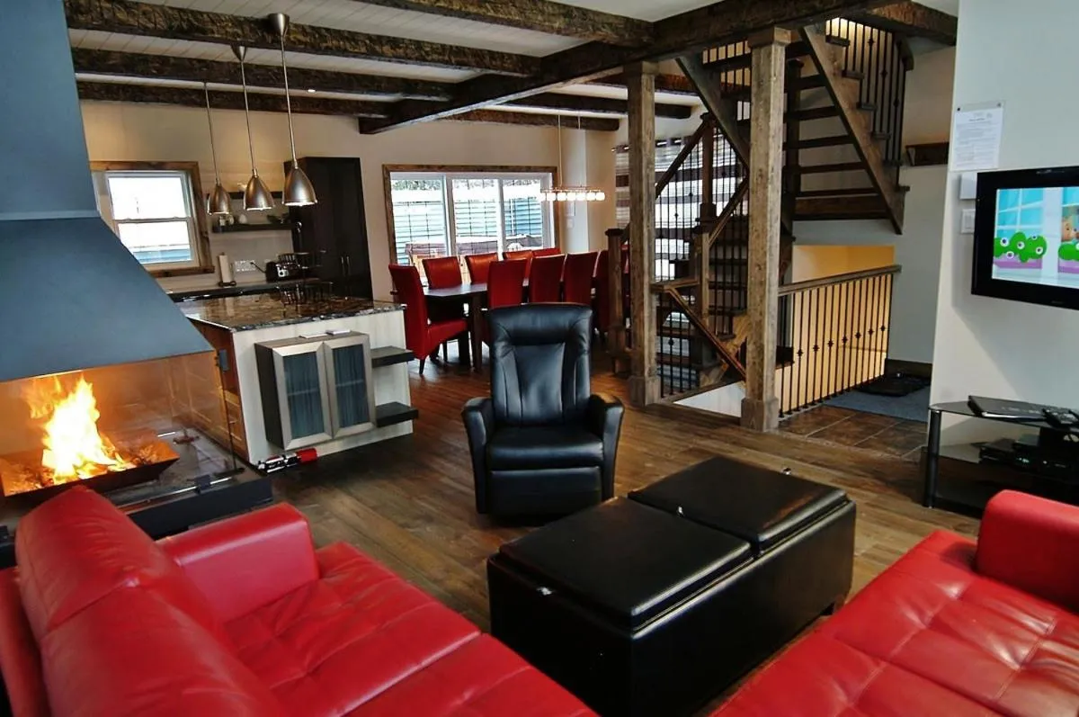 Living room in Chalet 9013 Chemin des Alpages by Les Chalets Alpins