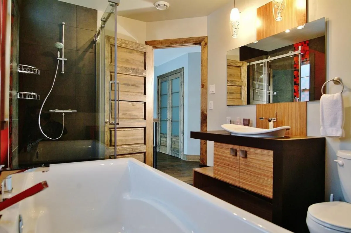 Bathroom in Chalet 9013 Chemin des Alpages by Les Chalets Alpins