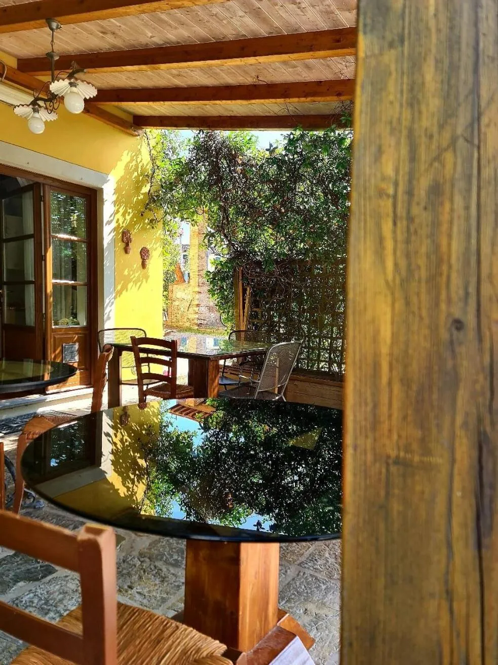 Patio in B&B Il Casale di Nanni