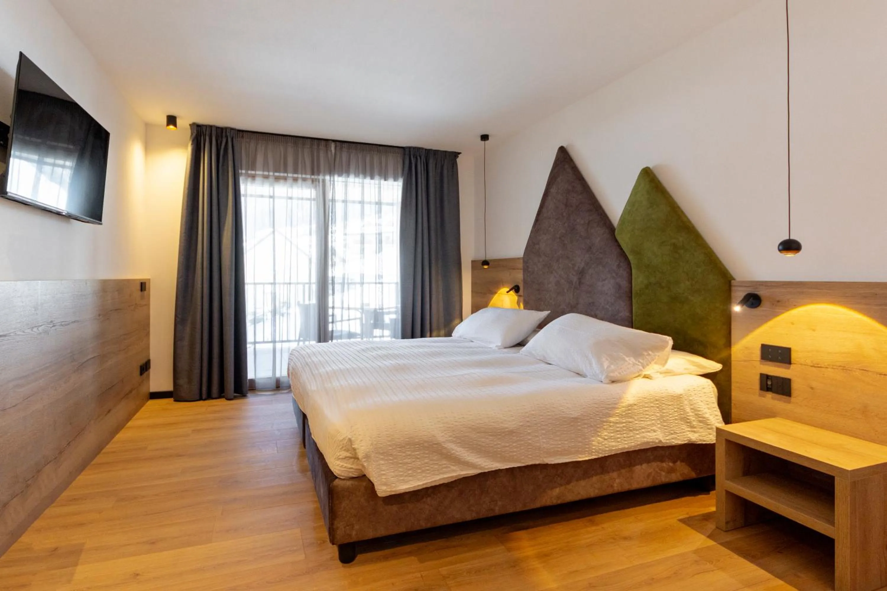 Bedroom, Bed in Monza Dolomites Hotel