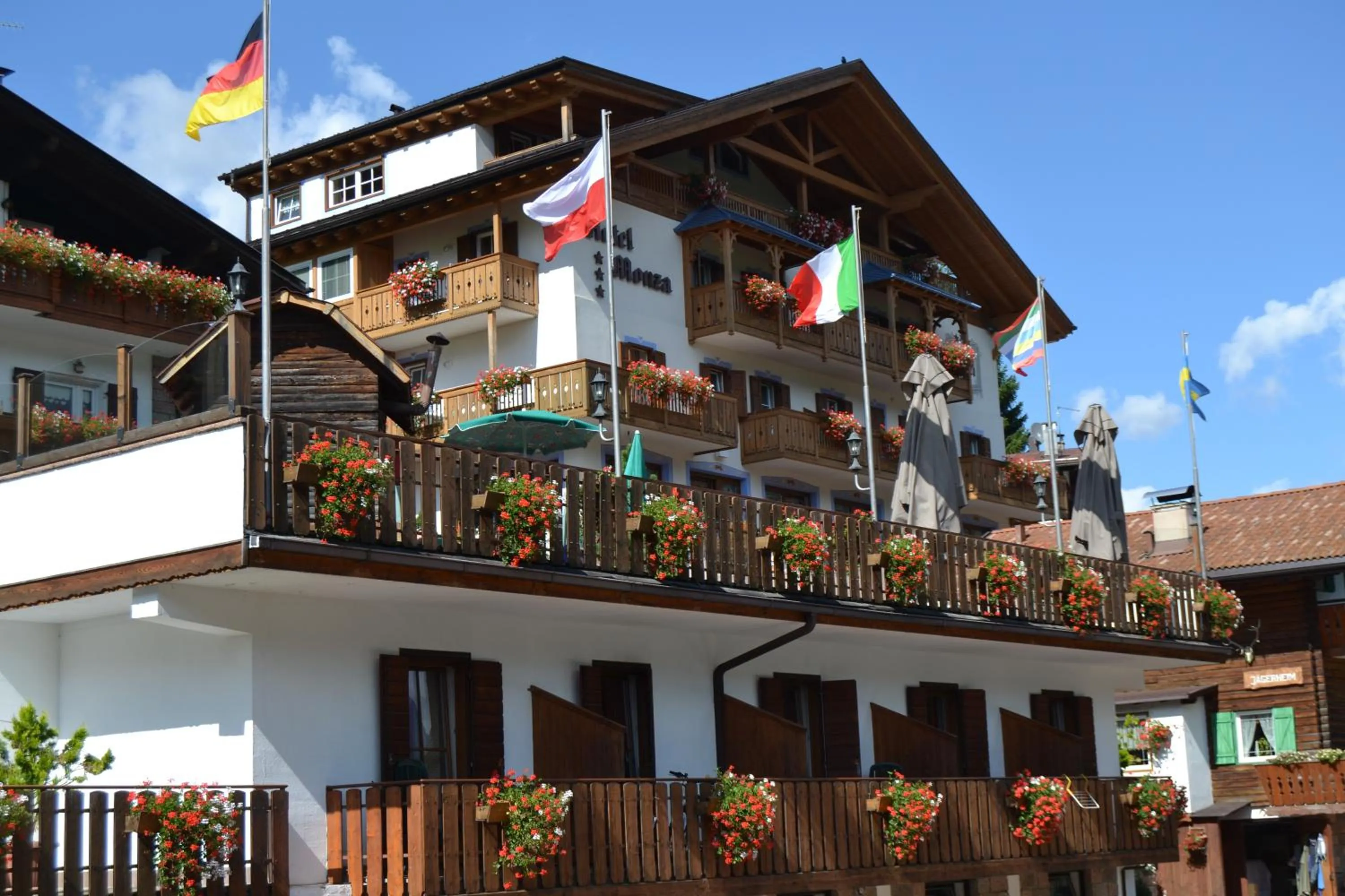 Property building in Monza Dolomites Hotel