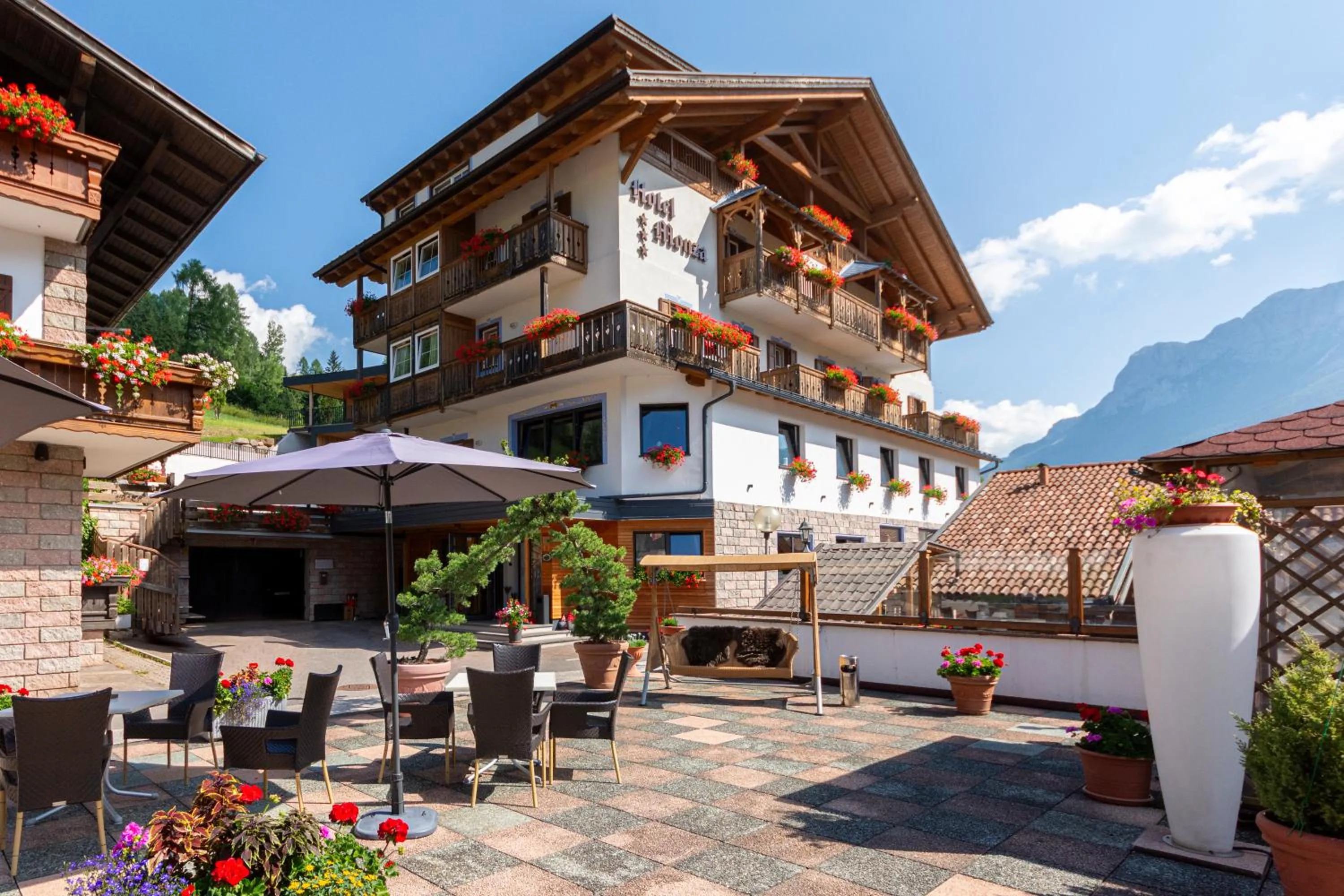 Property building in Monza Dolomites Hotel
