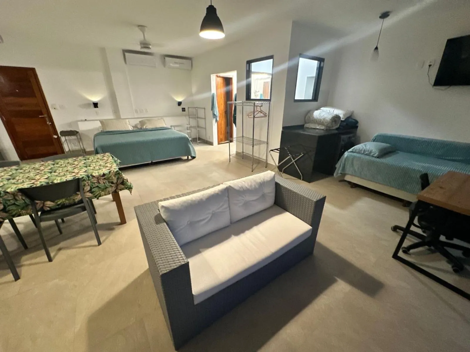 Living room, Bed in Asalem