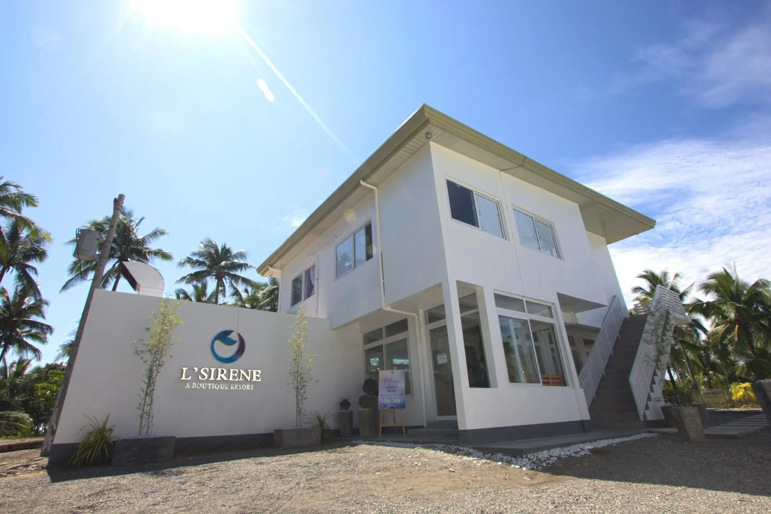 Facade/entrance in L'Sirene Boutique Resort Facade/entrance in L'Sirene Boutique Resort