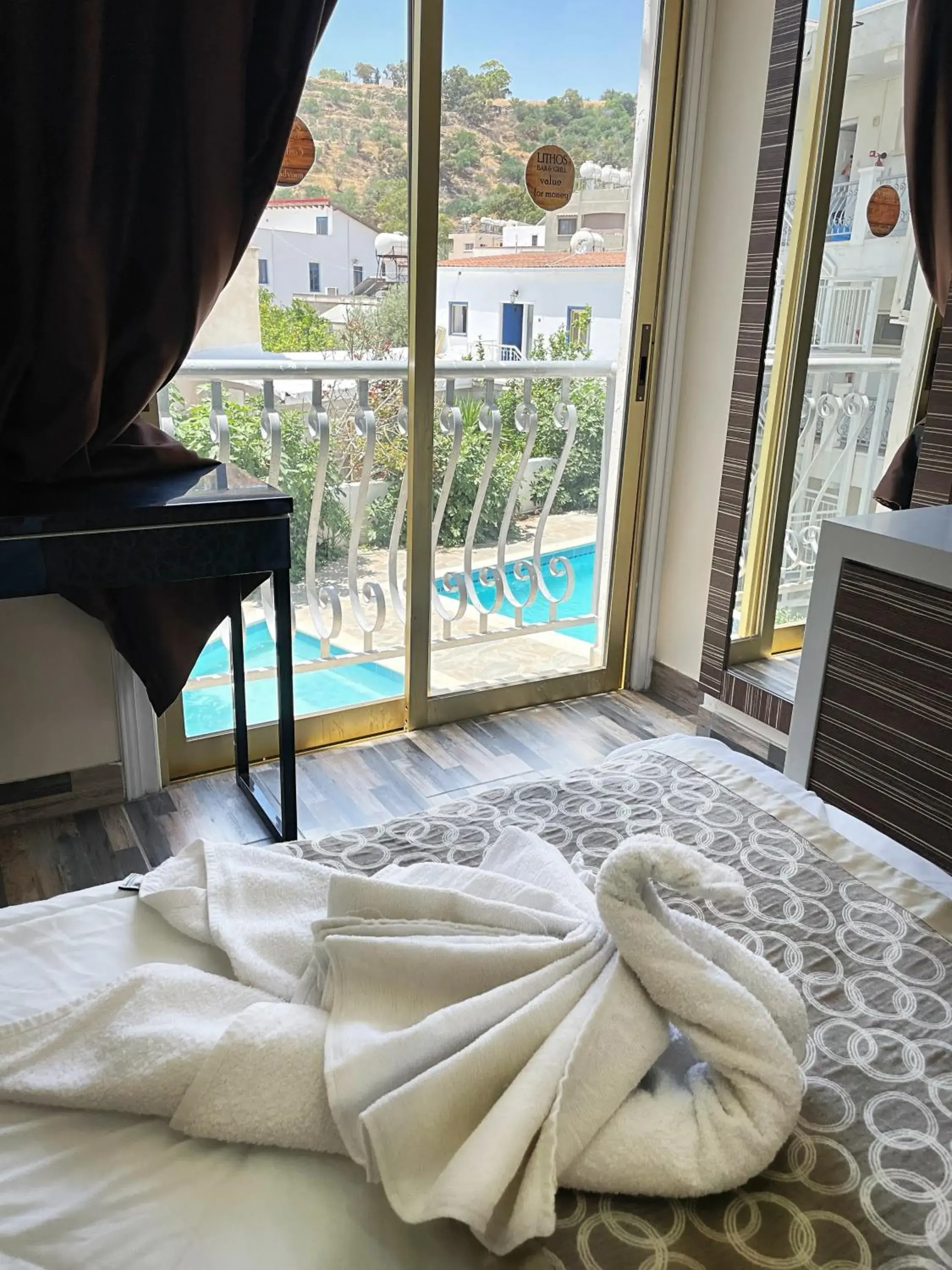 Bed in Antonis G. Hotel Apartments Bed in Antonis G. Hotel Apartments