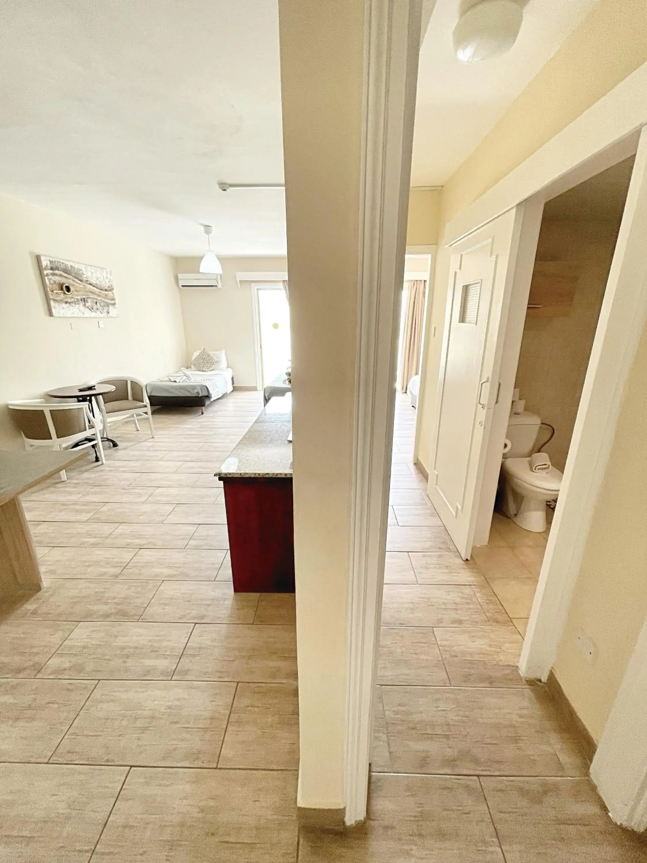 Bed in Antonis G. Hotel Apartments Bed in Antonis G. Hotel Apartments